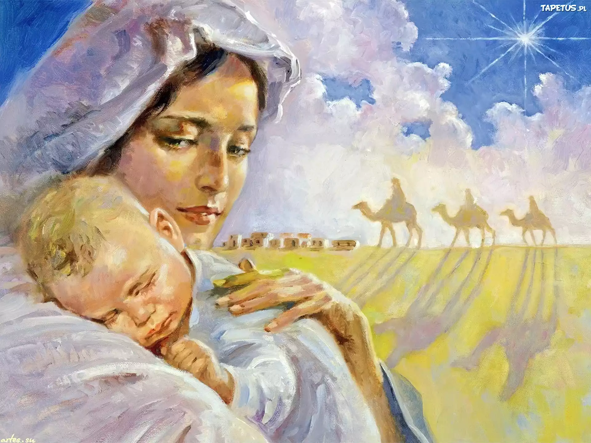 Mały, Jezus, Maryja, Święta