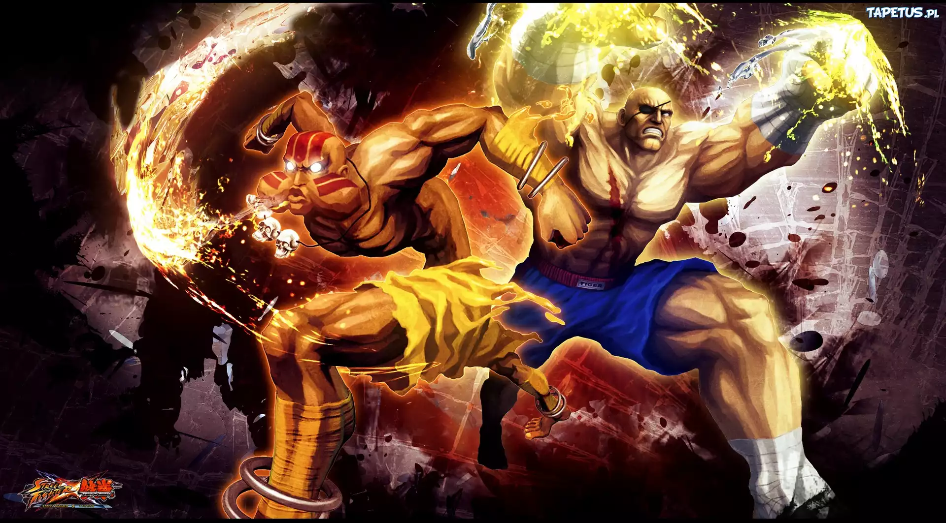 Street Fighter X Tekken, Dalsim, Sagat