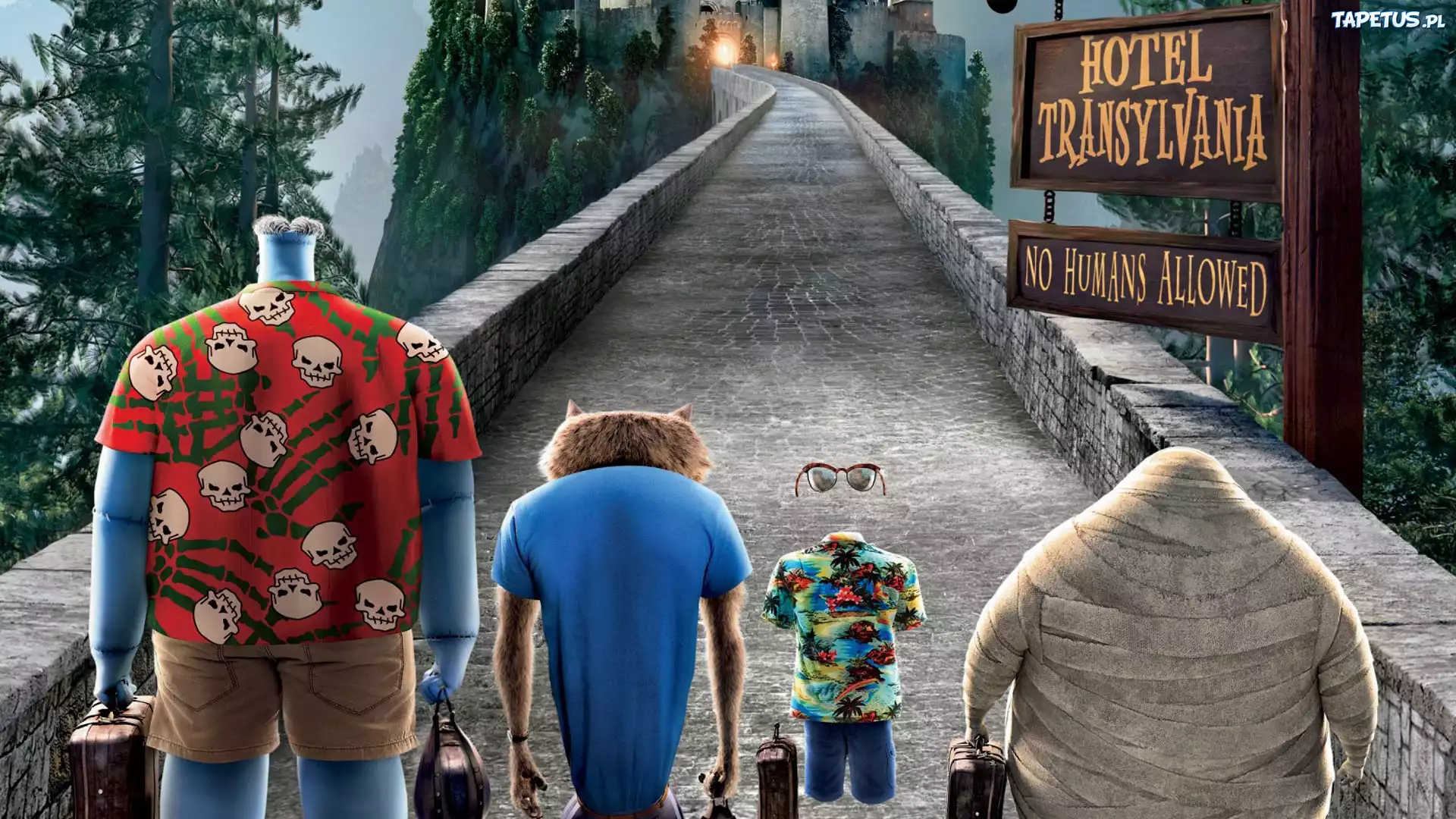 Hotel Transylvania, Potwory