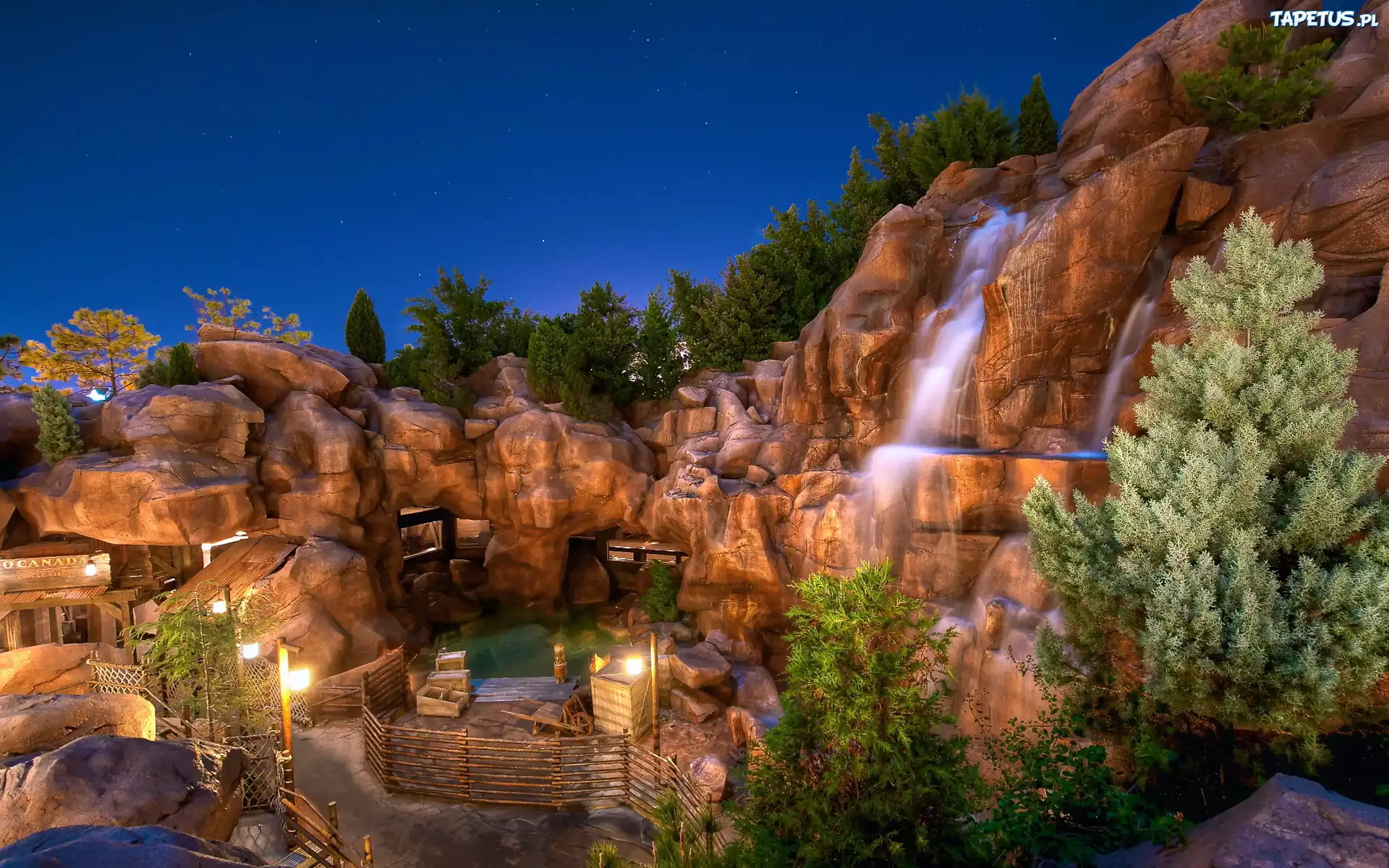 Park, Skały, Disneyland, Kalifornia