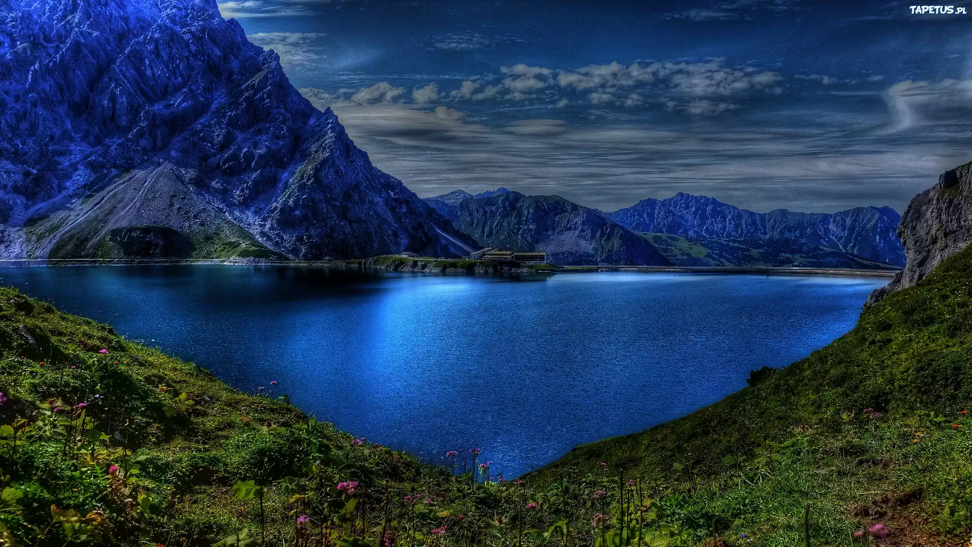 Góry, Jezioro, Chmury