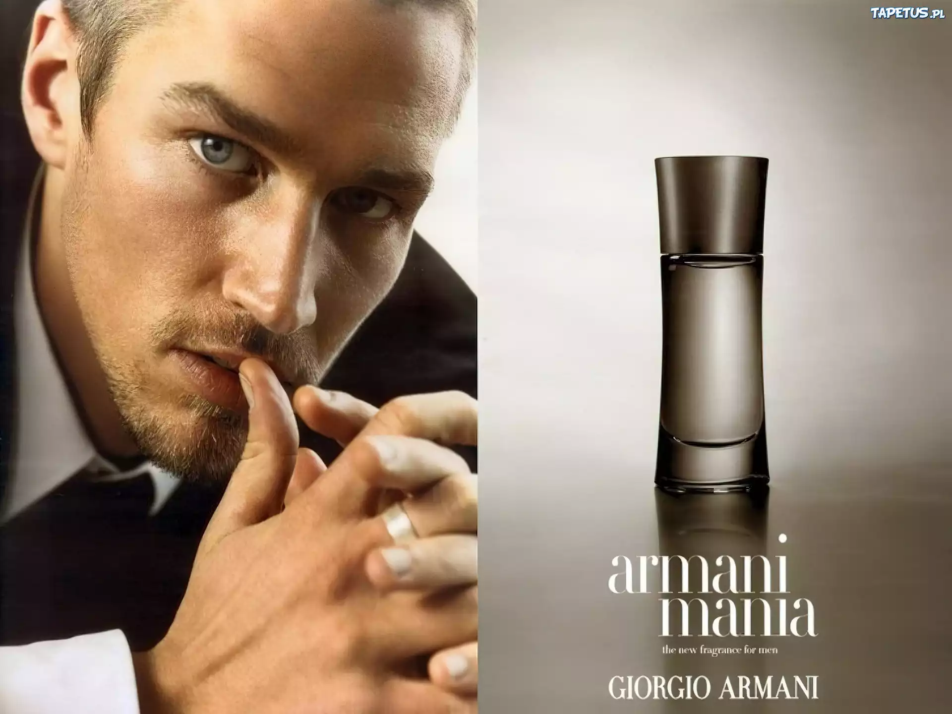 Armani, mania, mężczyzna, flakon, perfumy