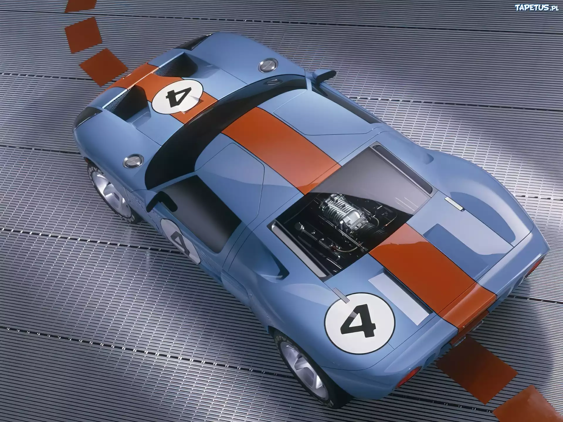 Niebieski, Ford GT