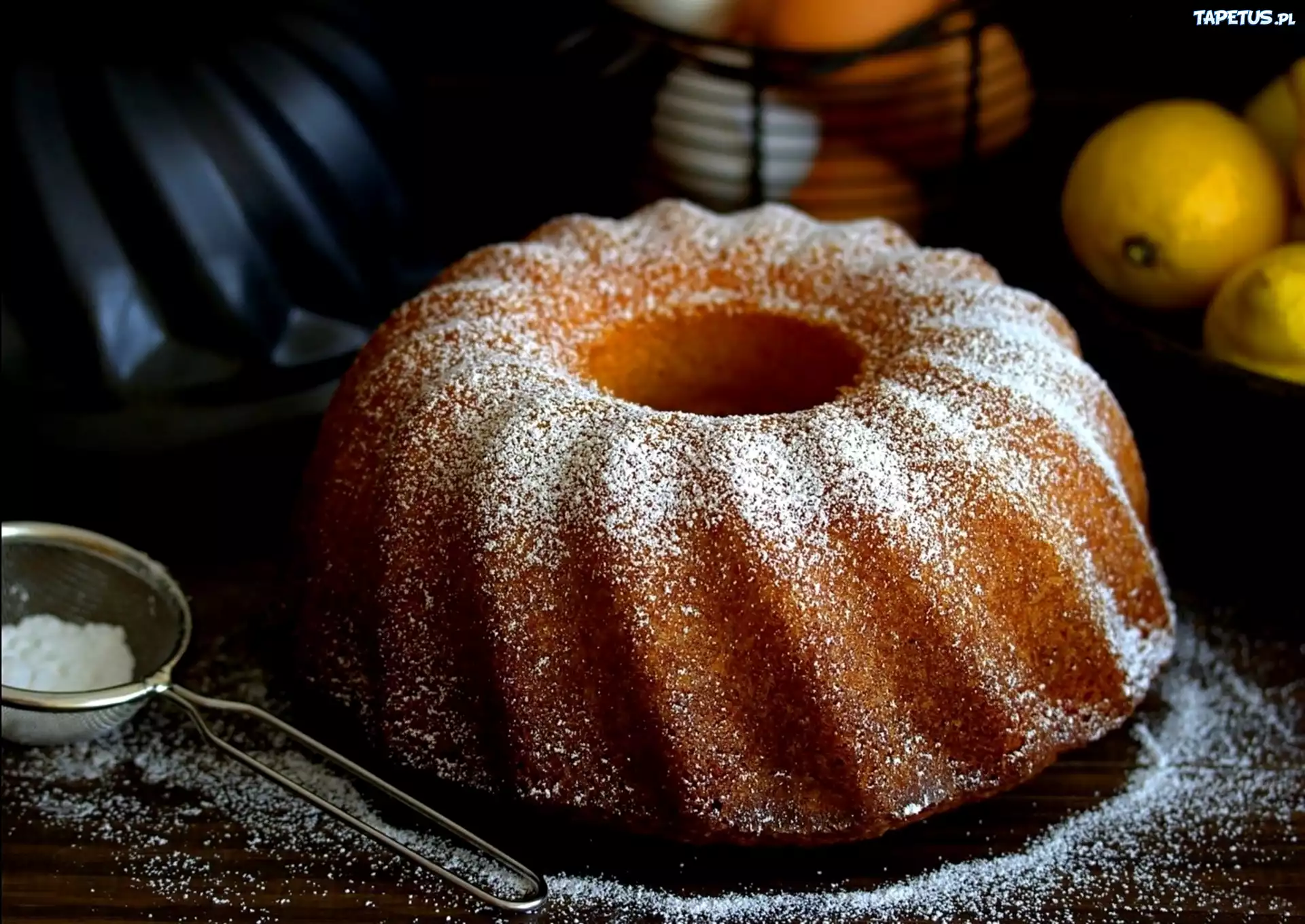 Ciasto, Babka, Cukier Puder