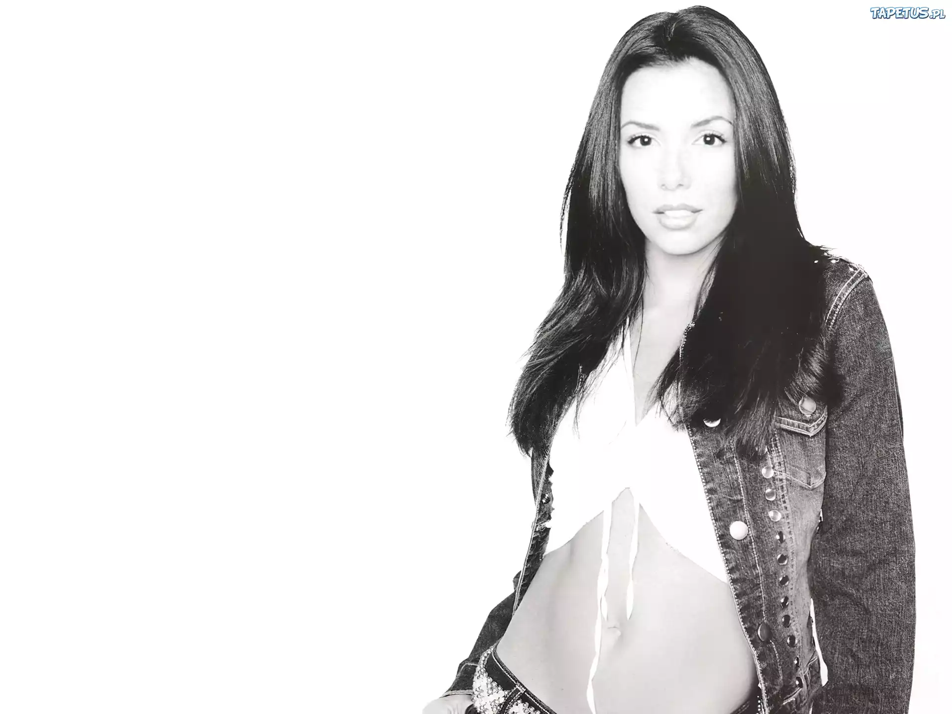 Eva Longoria, jeansowa, kurtka