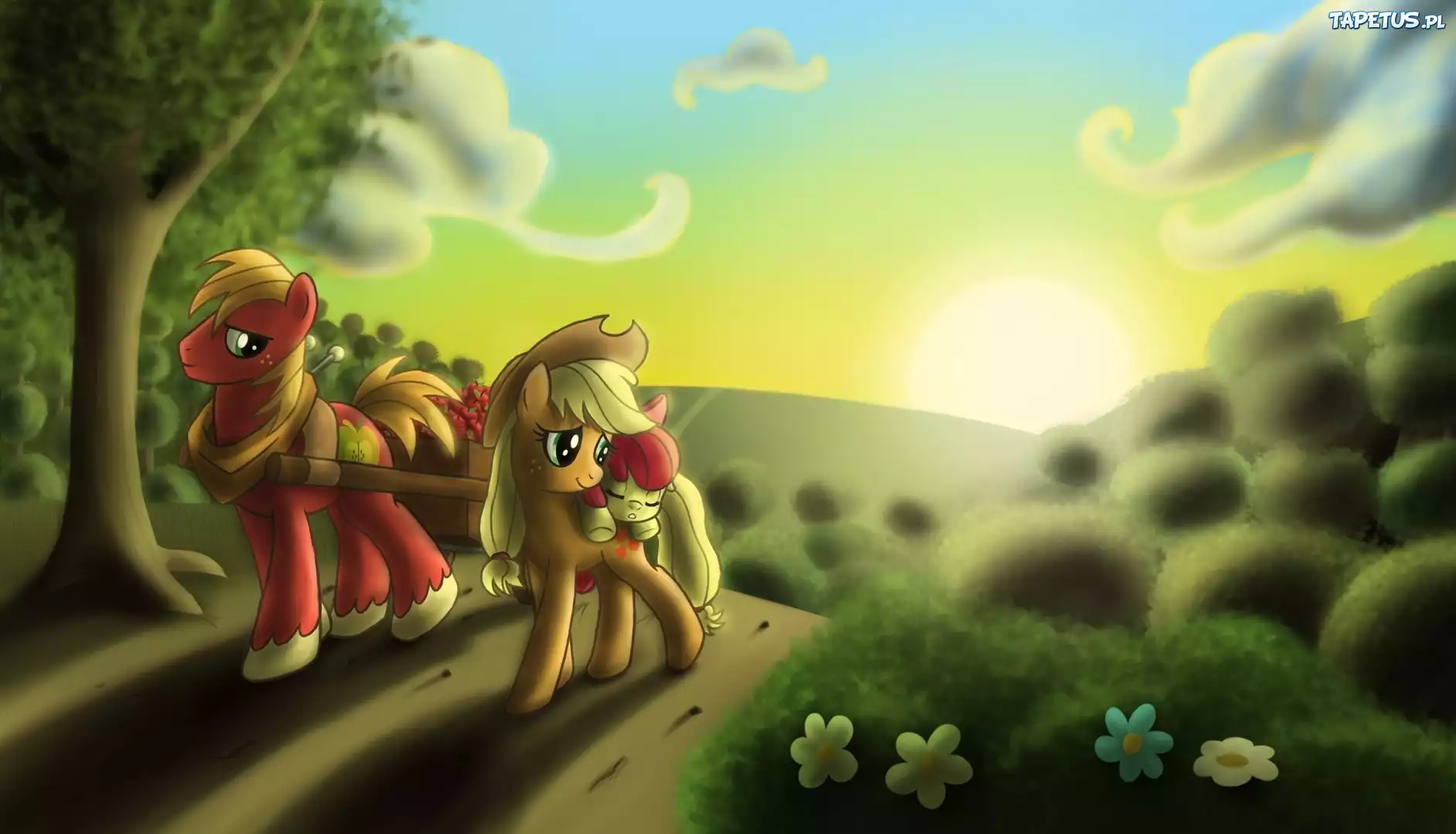 Big Macintosh, Applejack, Applebloom