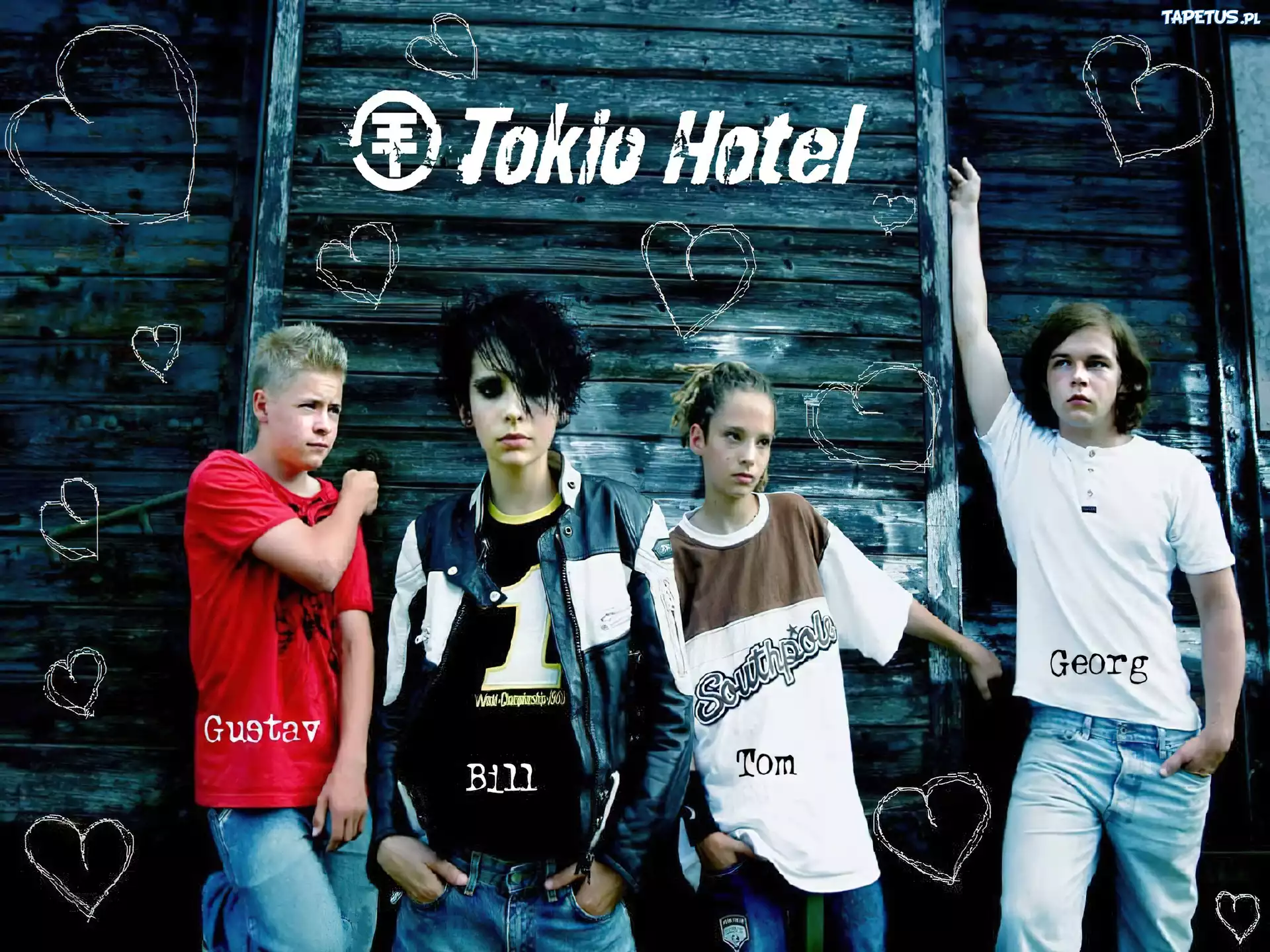 Tokio Hotel,zespół ,Tom Bill , Gustay ,Georg
