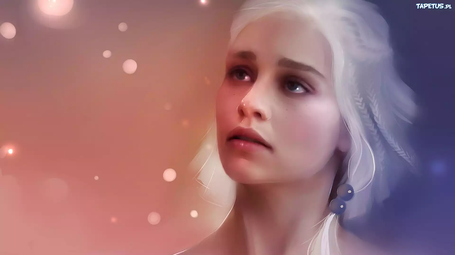 Portret, Kobiety, Spojrzenie, Emilia Clarke