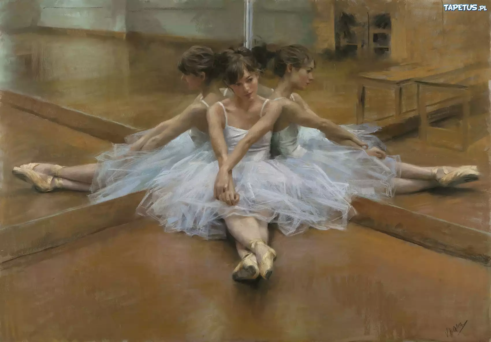 Vicente Romero Redondo, Kobieta, Balerina, Lustro