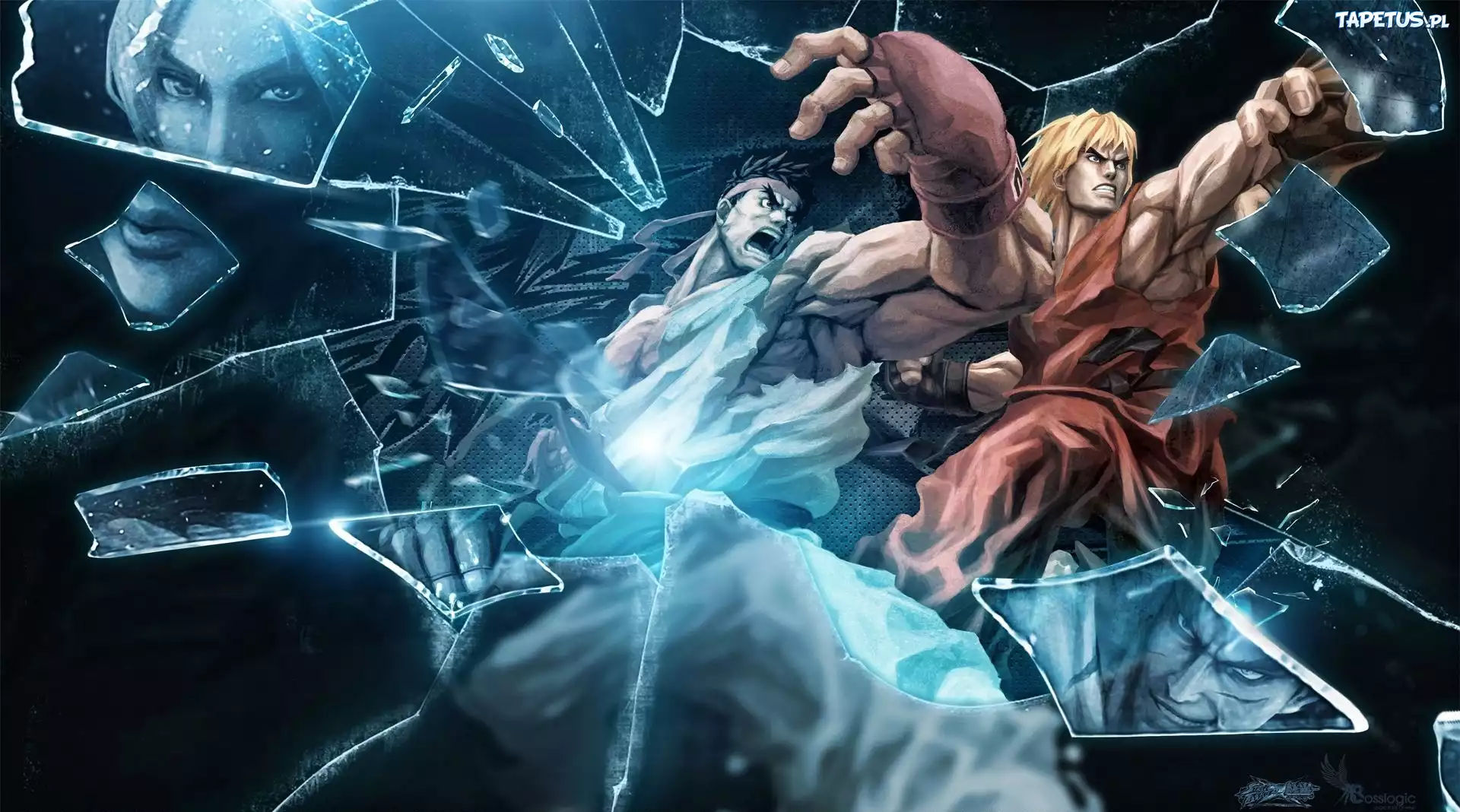 Ryu, Ken, Nina Williams, Kazuya Mishima