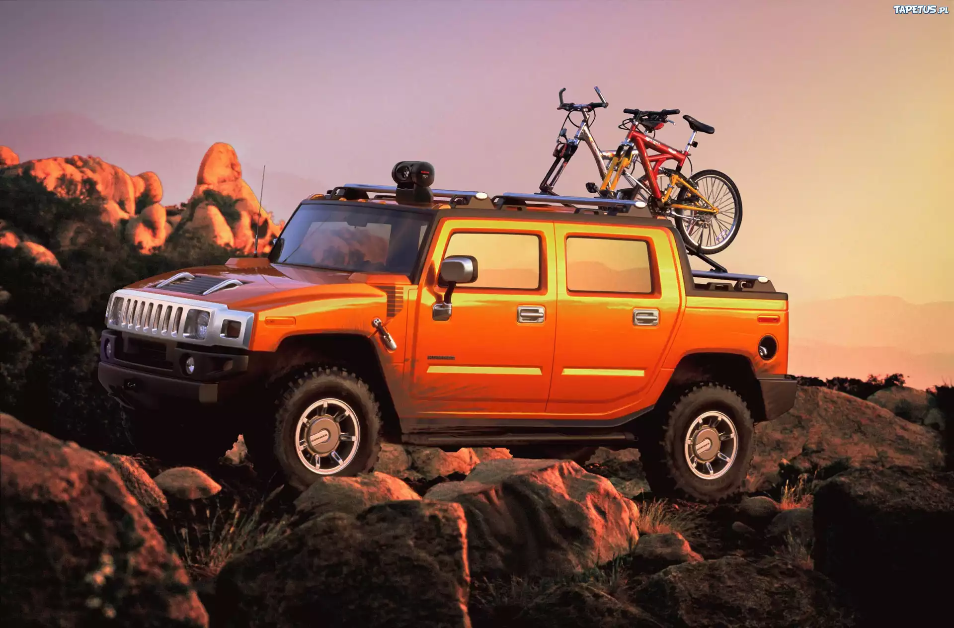 Hummer H2, Skały
