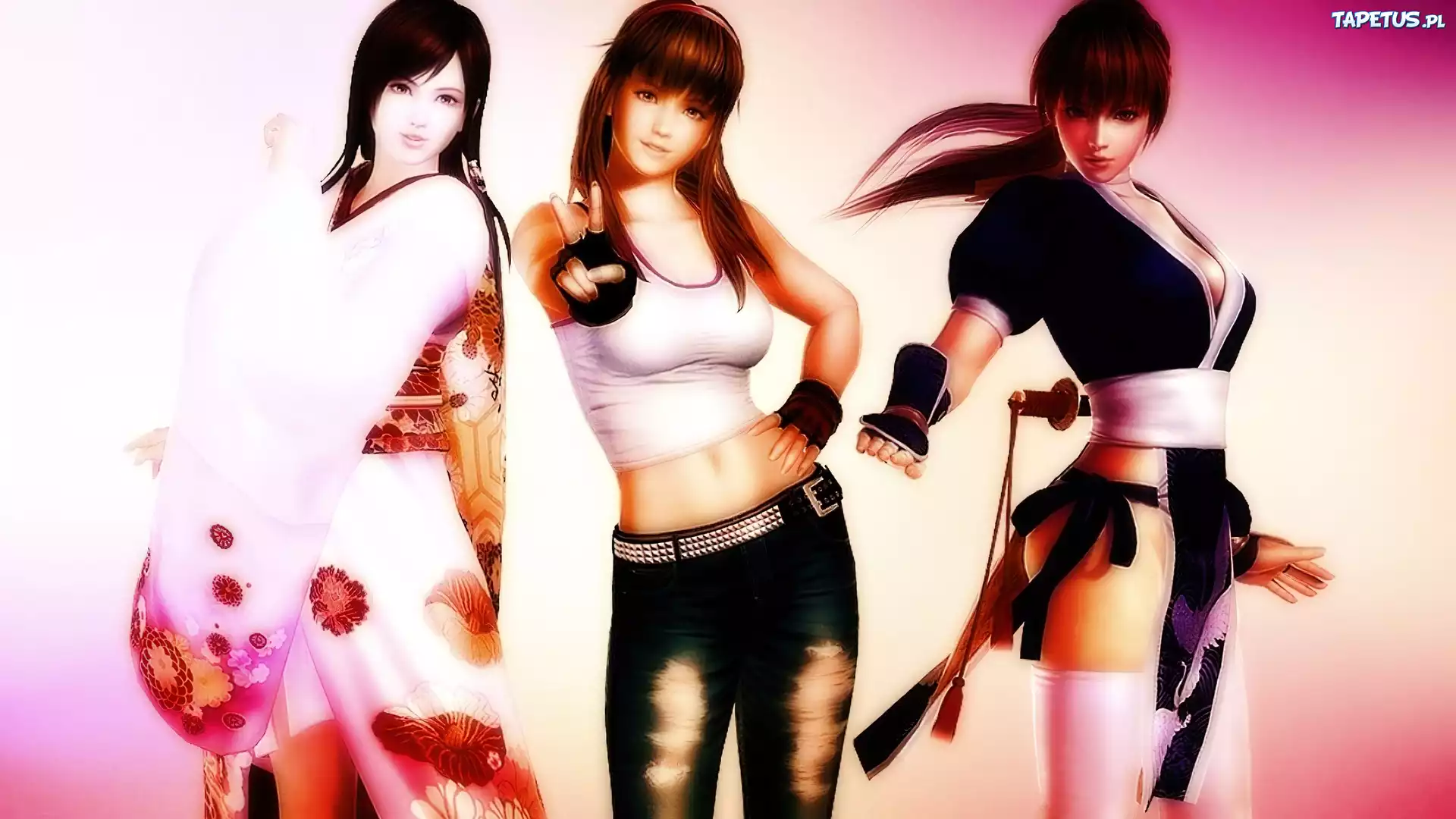 Dead Or Alive 5, Kasumi, Kokoro, Hitomi