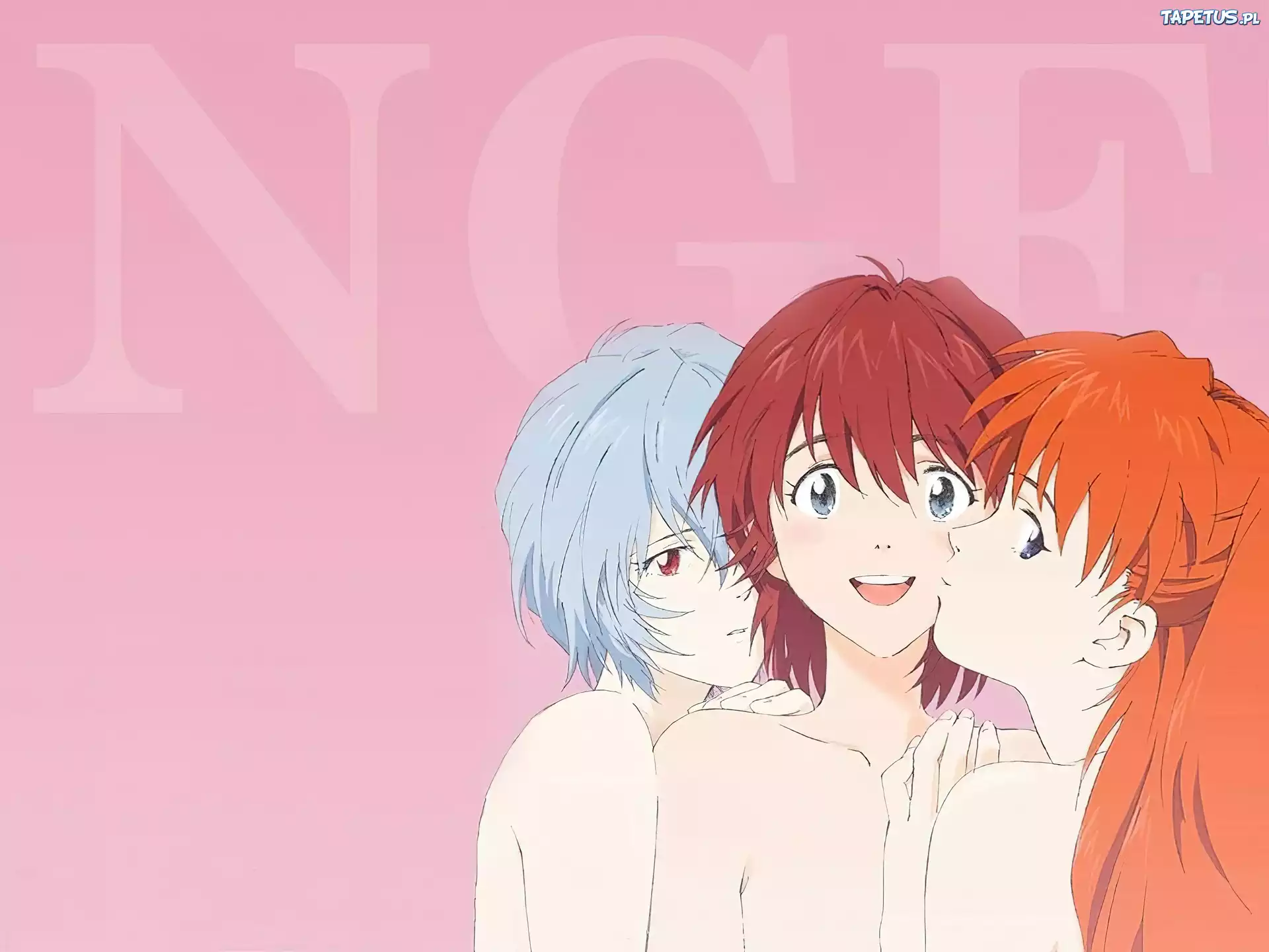 Neon Genesis Evangelion, ludzie, naked