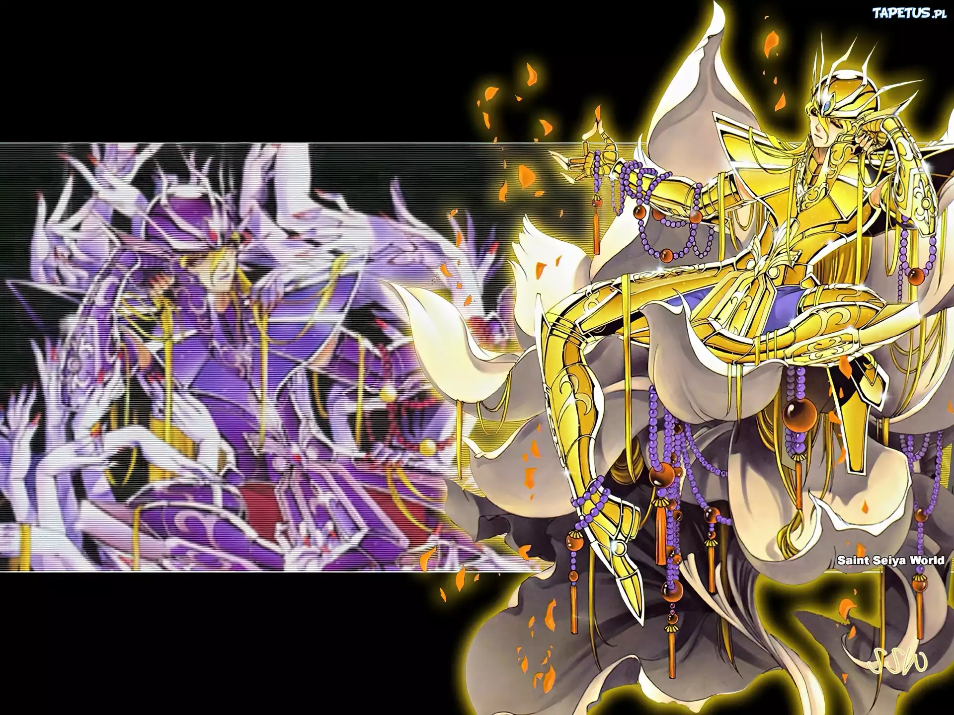 Saint Seiya, złoto, postać
