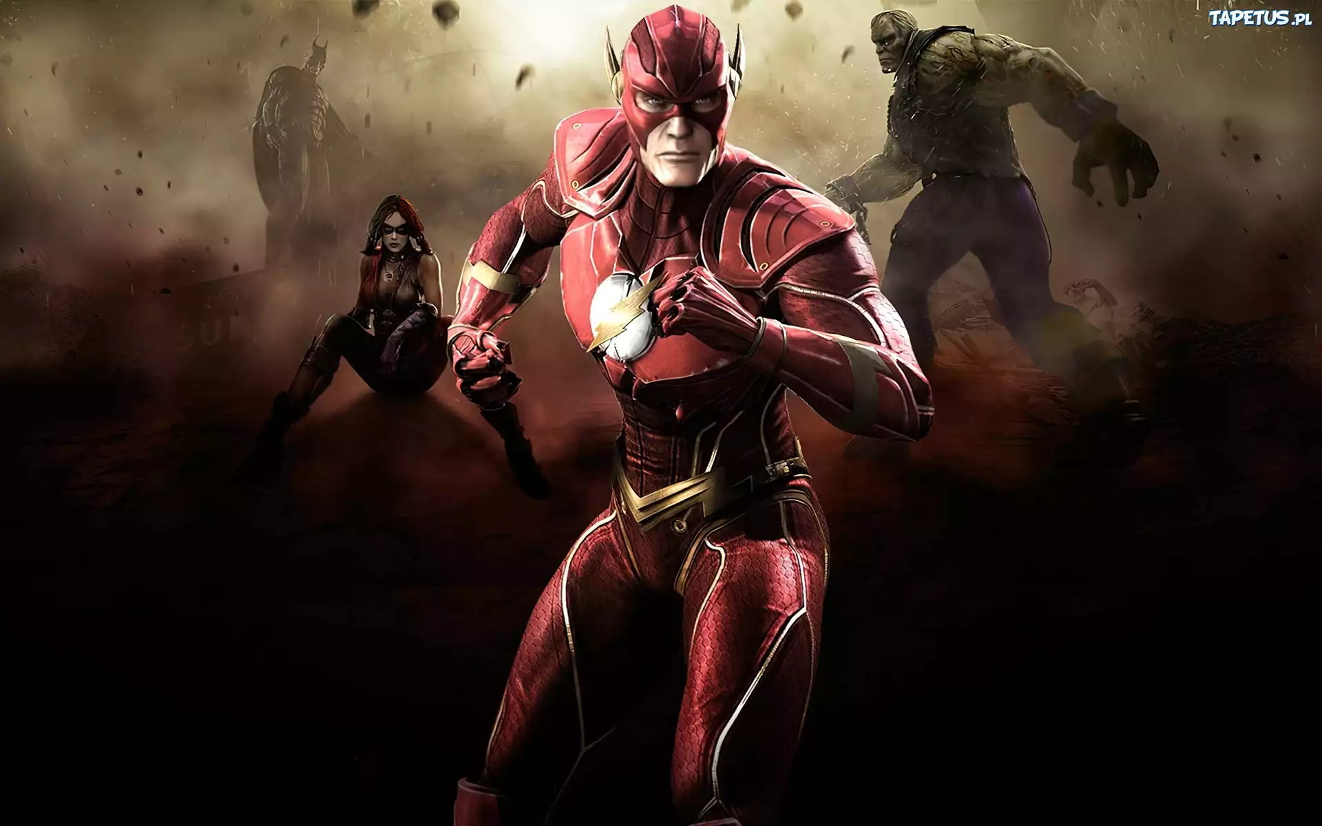Flash, Harley Quin, Solomon Grundy