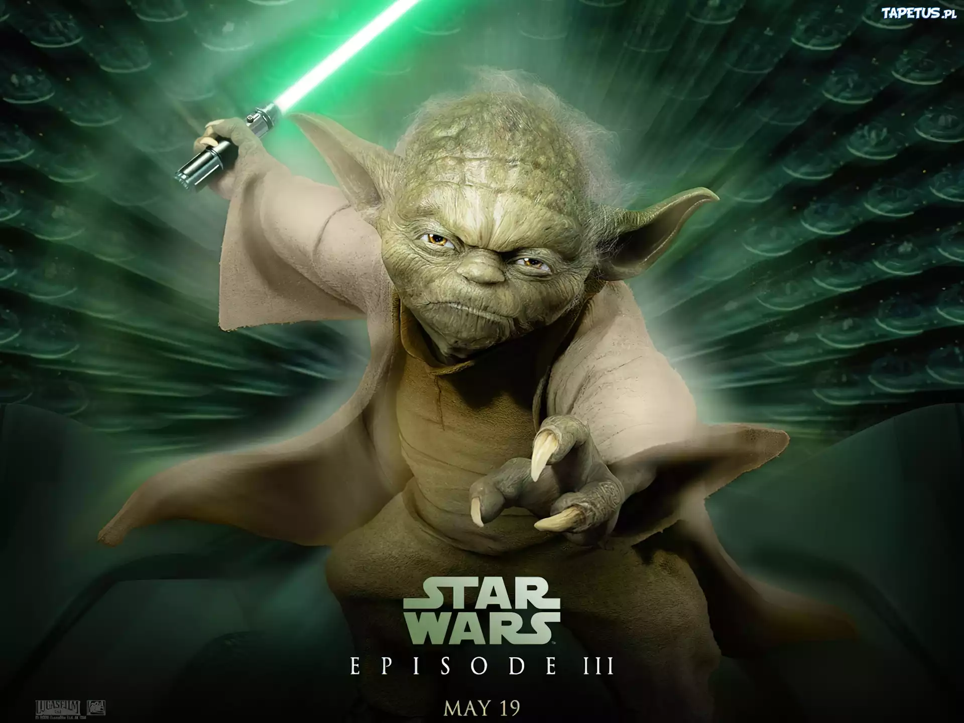 Star Wars, Gwiezdne Wojny Star Wars Episode 3, miecz, atak