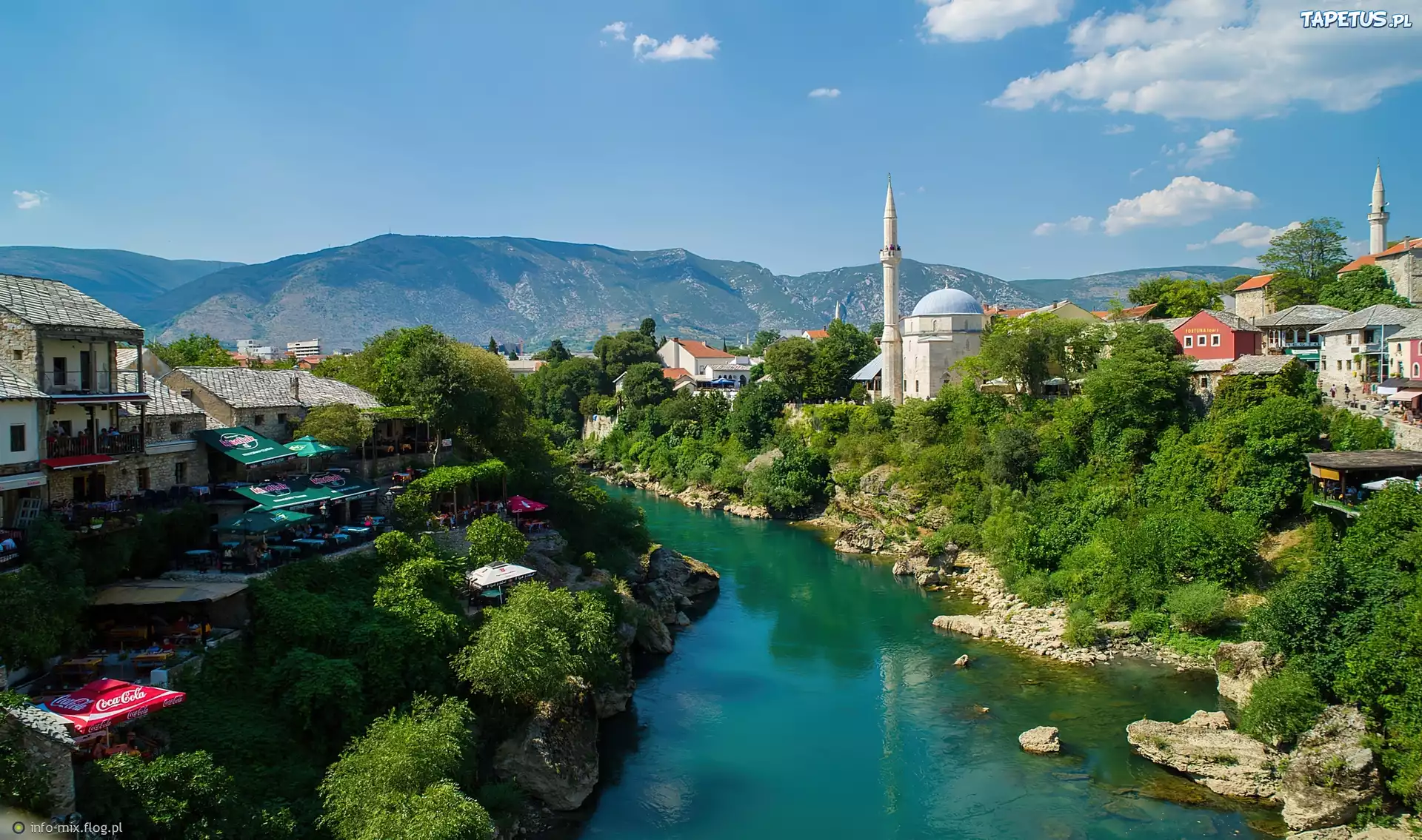 Rzeka, Zabudowania, Mostar, Hercegowina