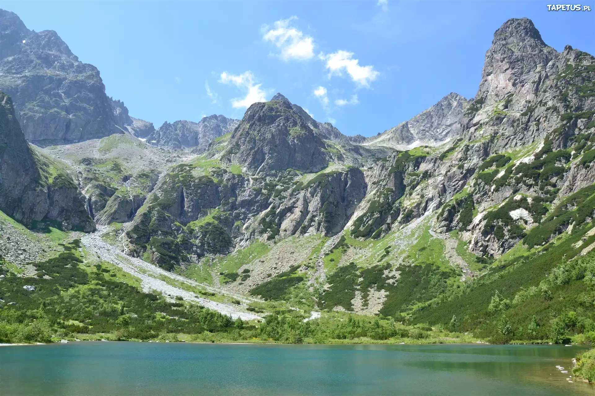 Góry, Jezioro, Niebo
