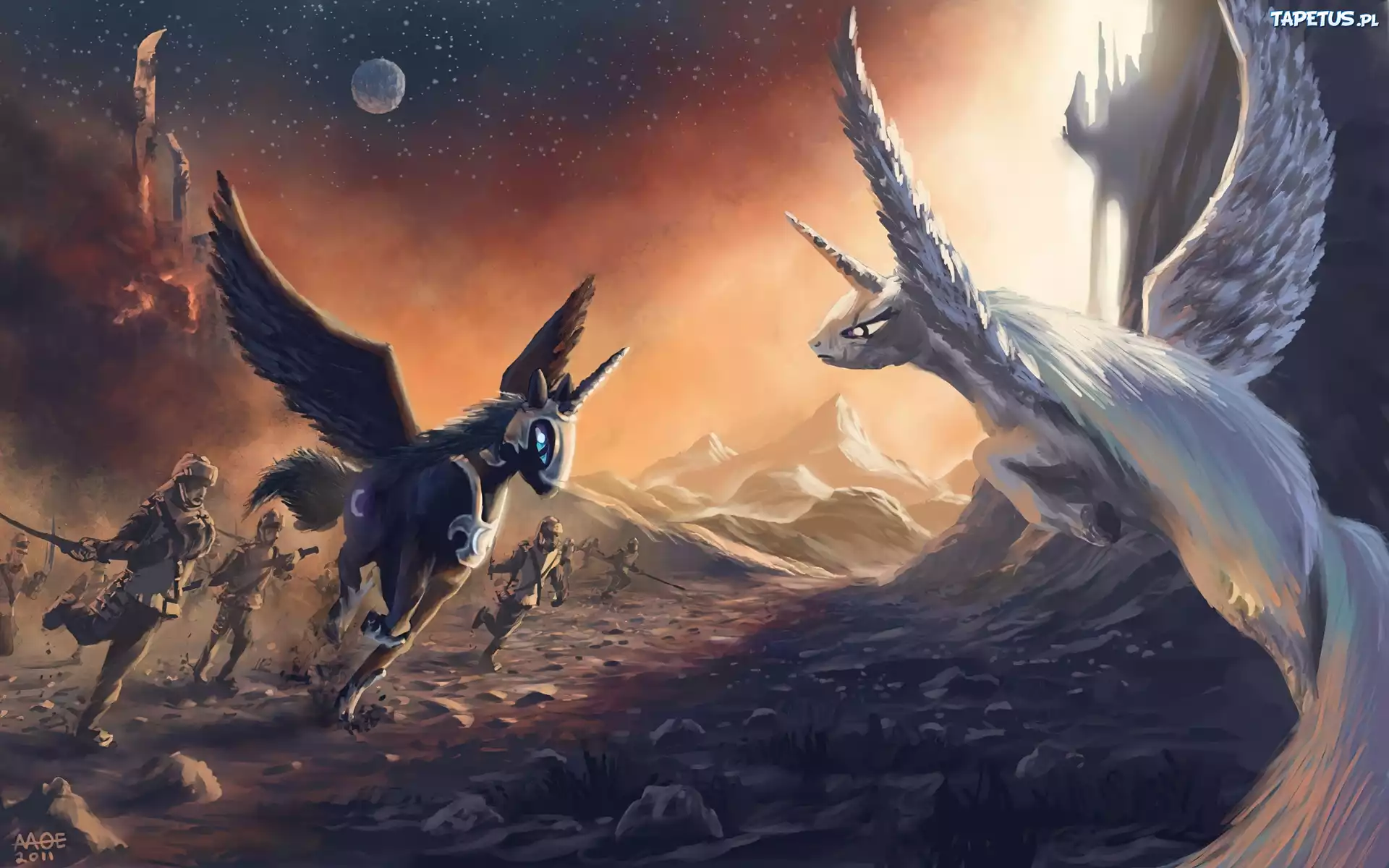 Celestia, Luna