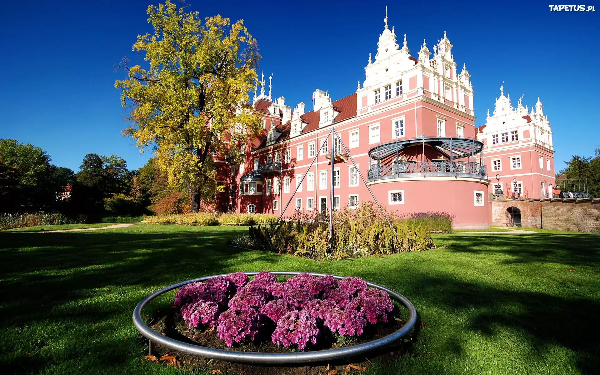 Pałac Pucklera, Bad Muskau, Niemcy, Park Mużakowski