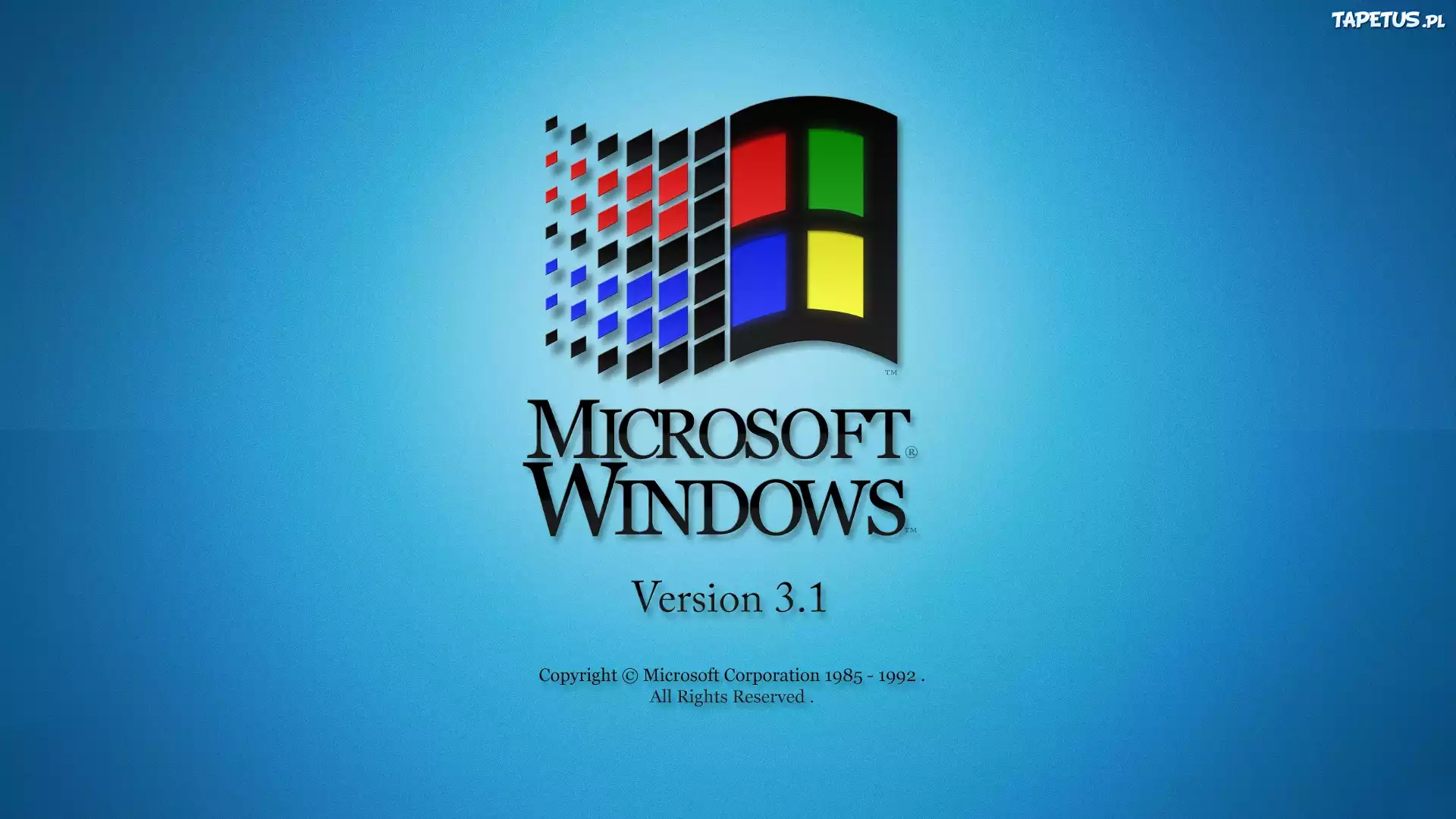 Microsoft, Windows, 3.1, Logo