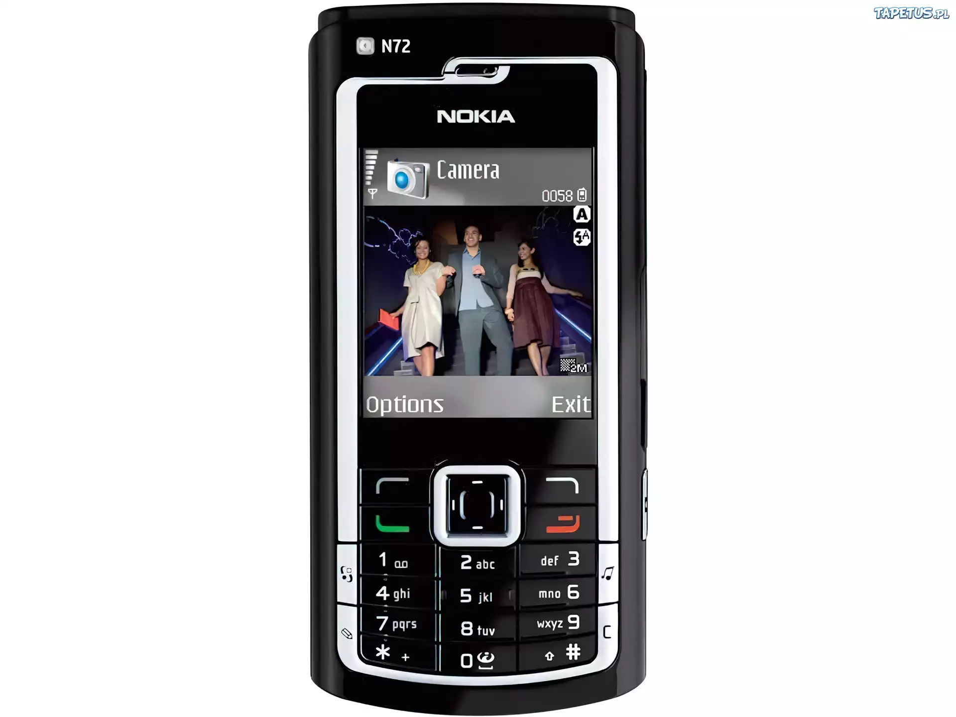 Nokia N72, Czarna, Camera