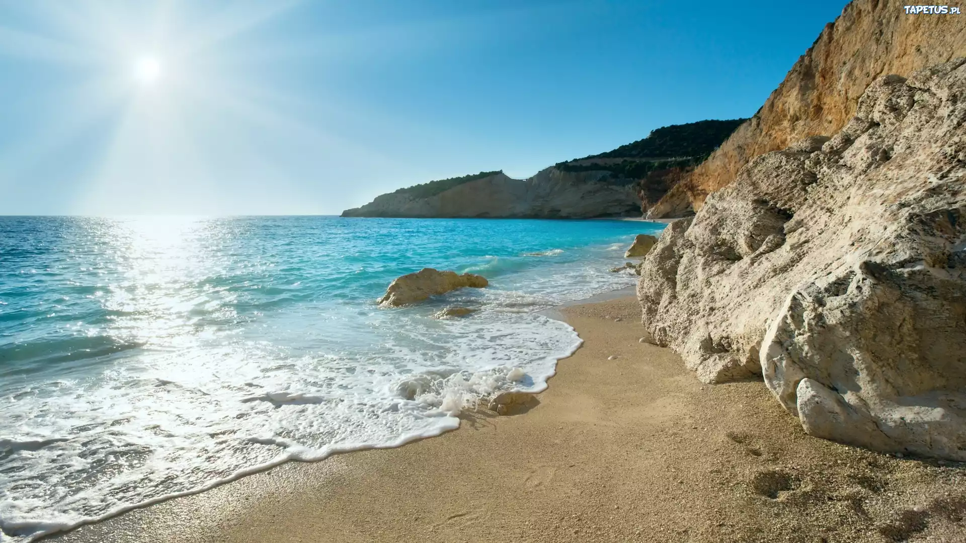 Morze, Plaża, Wybrzeże, Promienie, Słońca