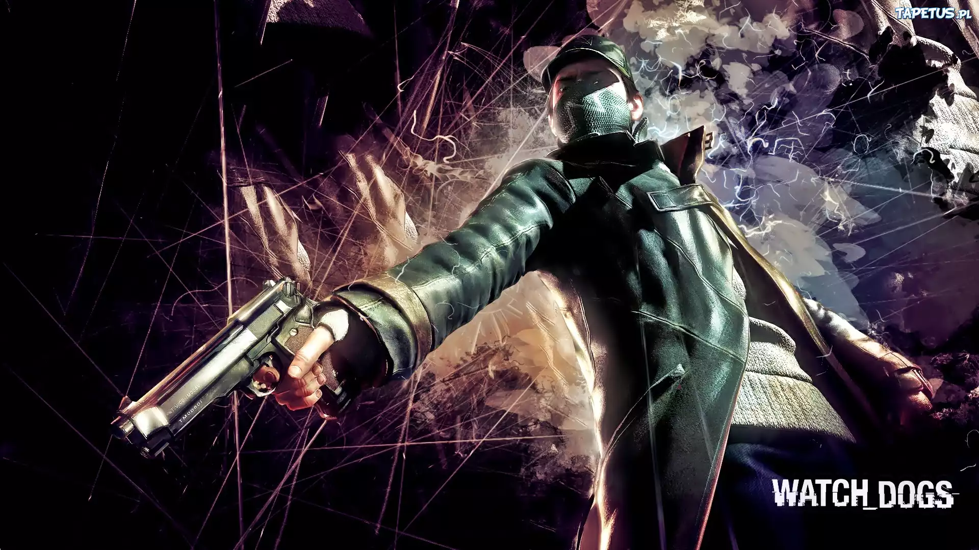 Watch Dogs, Mężczyzna, Pistolet