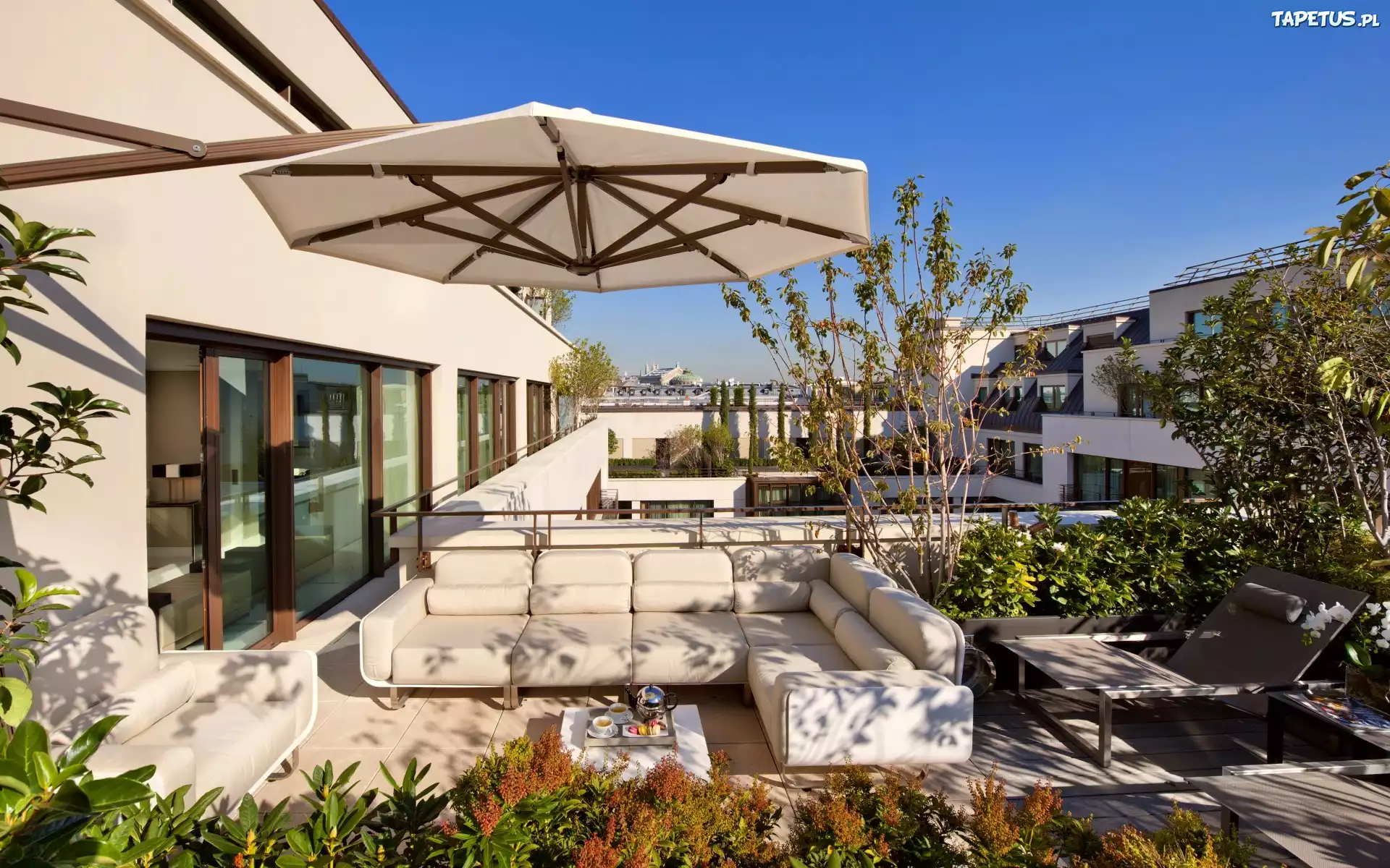 Hotelowy, Taras, Parasol
