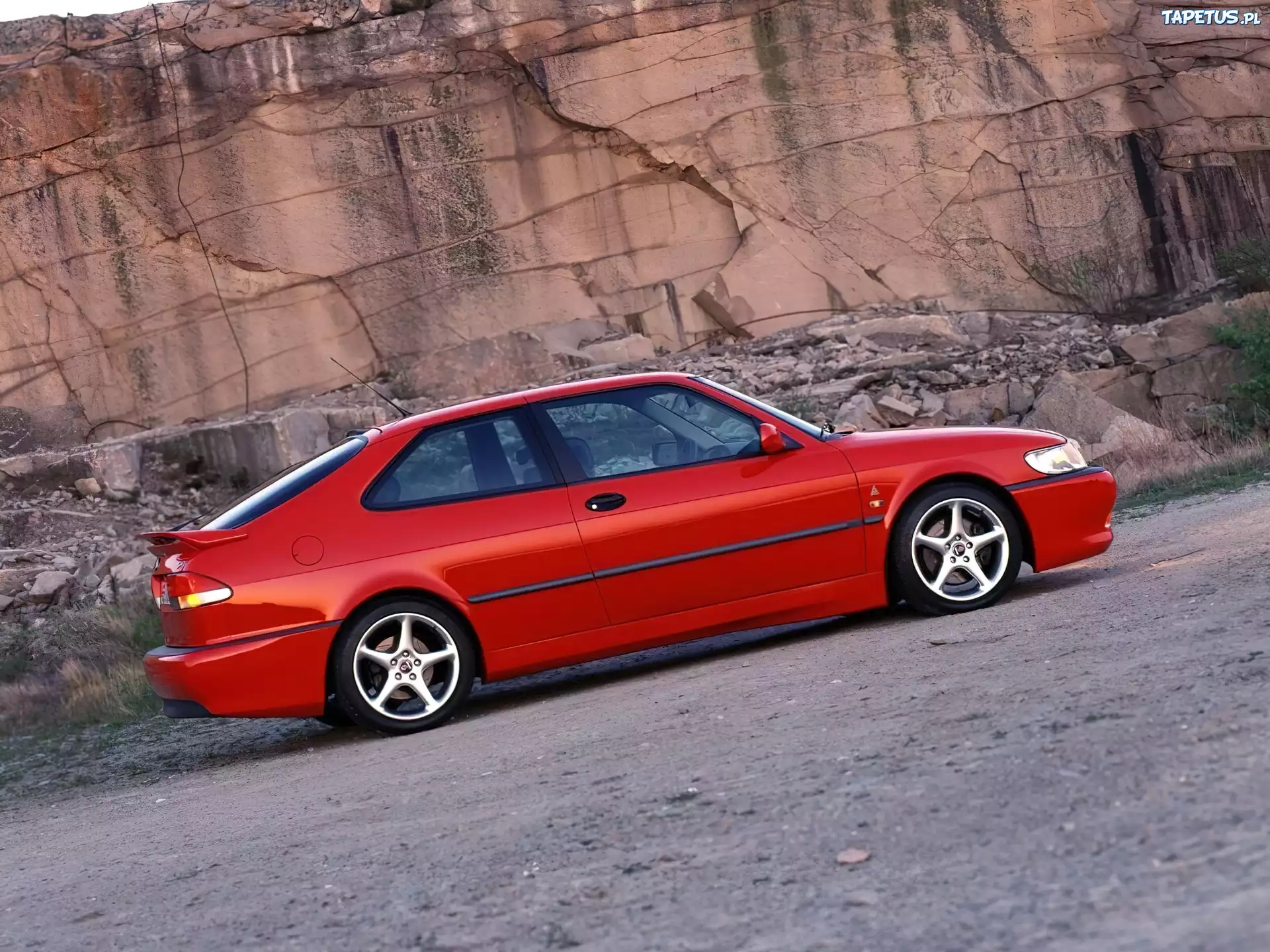 Czerwony, Saab 9-3, Alufelgi