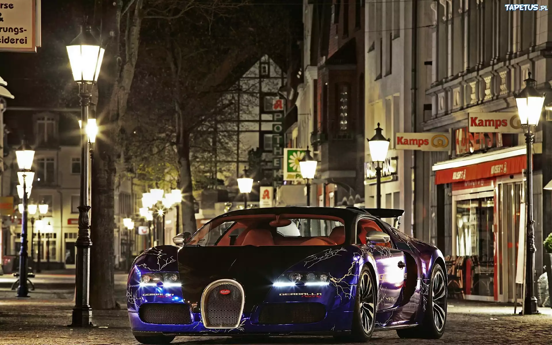 Bugatti Veyron, Miasto, Noc