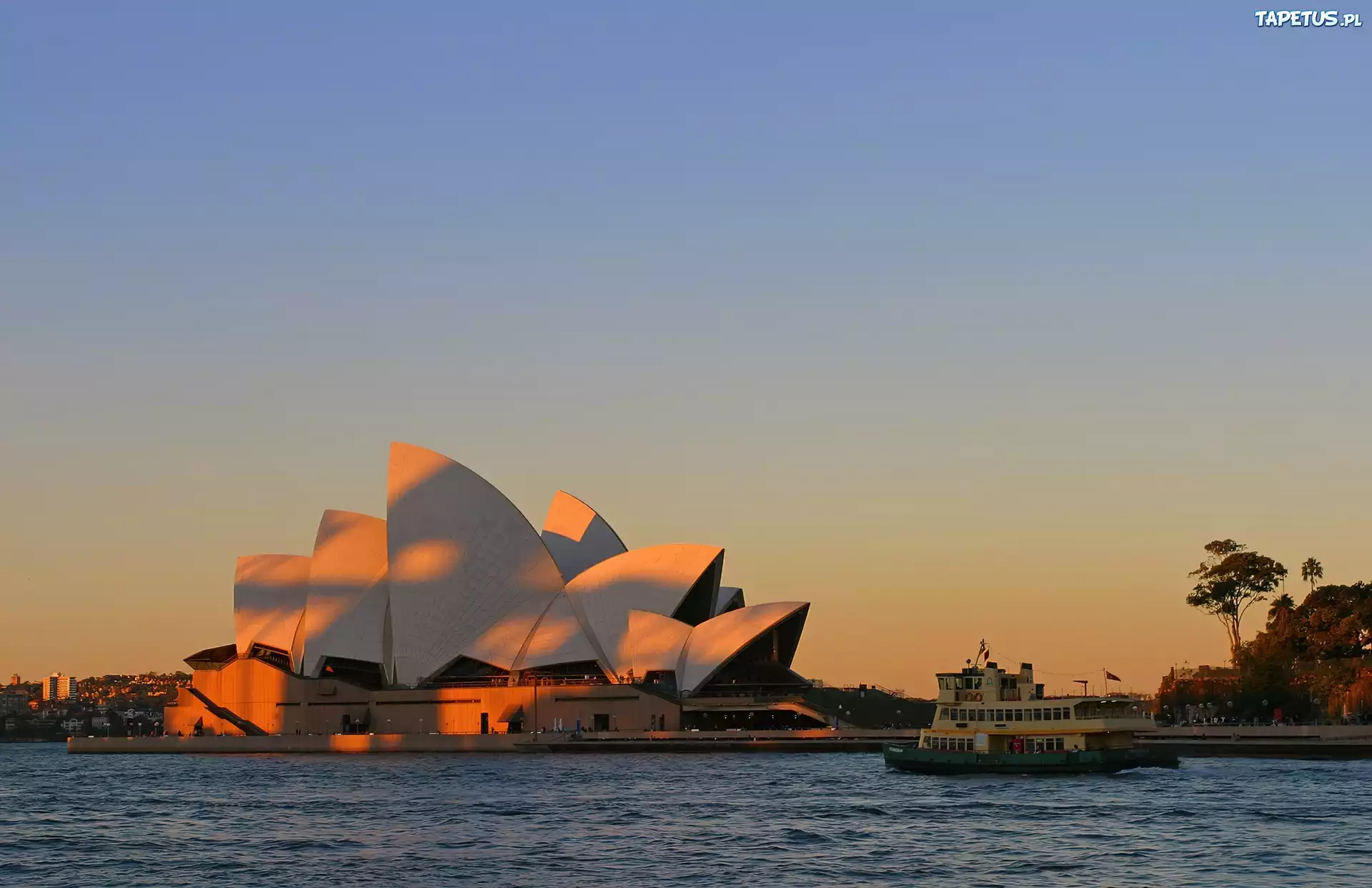 Opera, Sydney, Zachód Słońca, Australia
