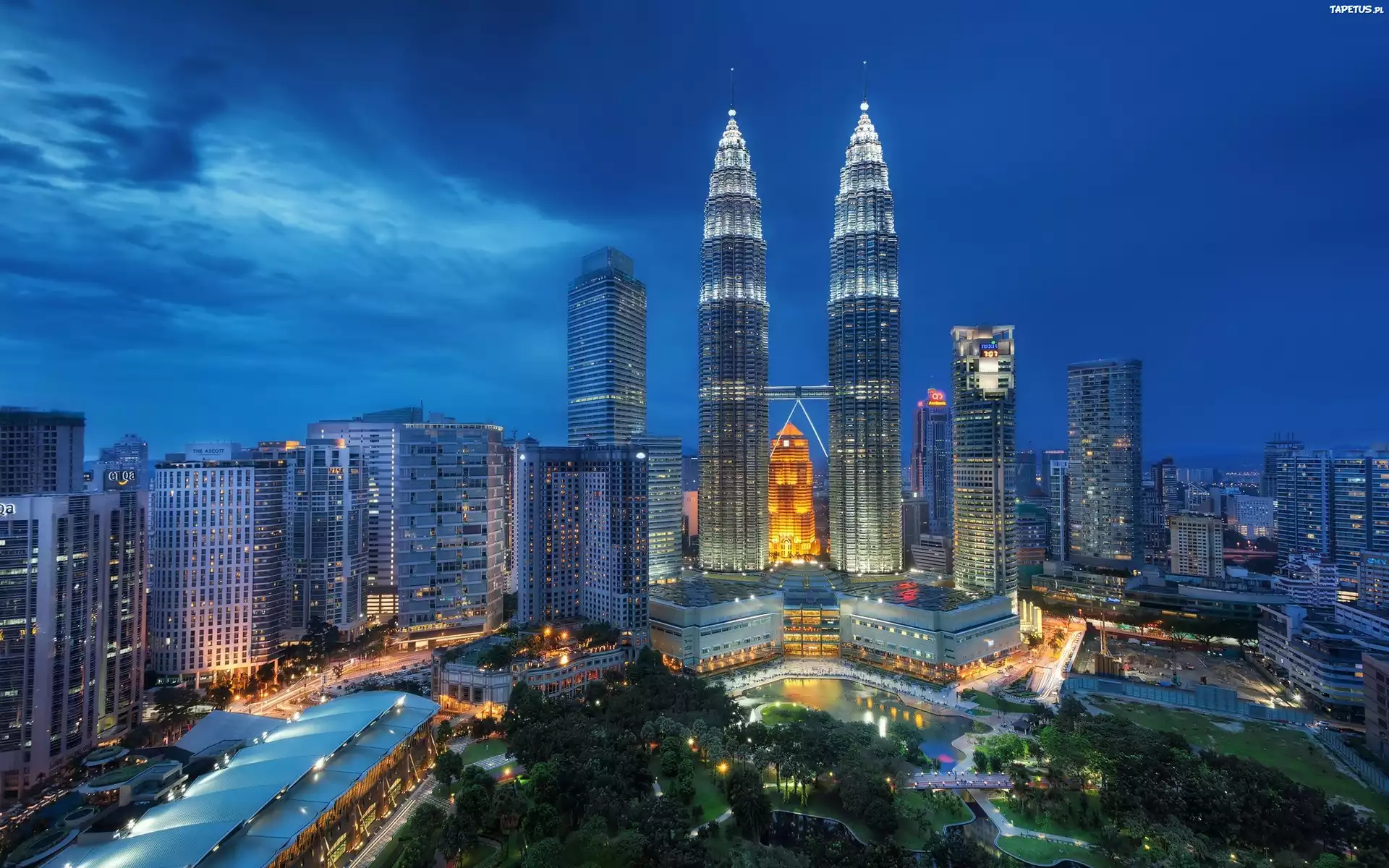 Malezja, Kuala, Lumpur, Bliźniacze, Wieże
