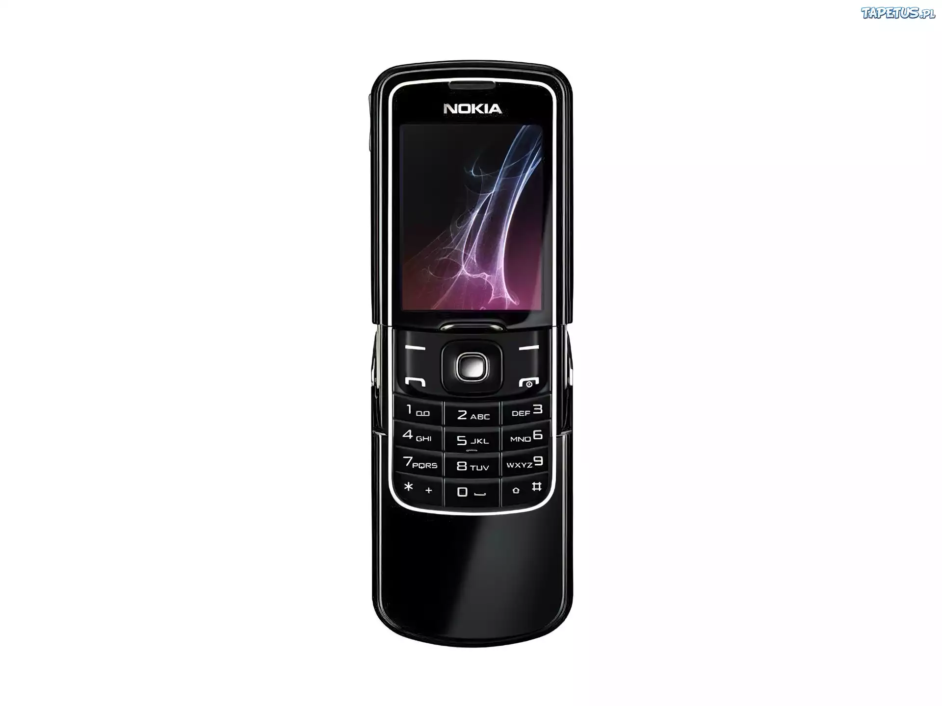 Nokia 8600 Luna, Czarna, Rozsuwana