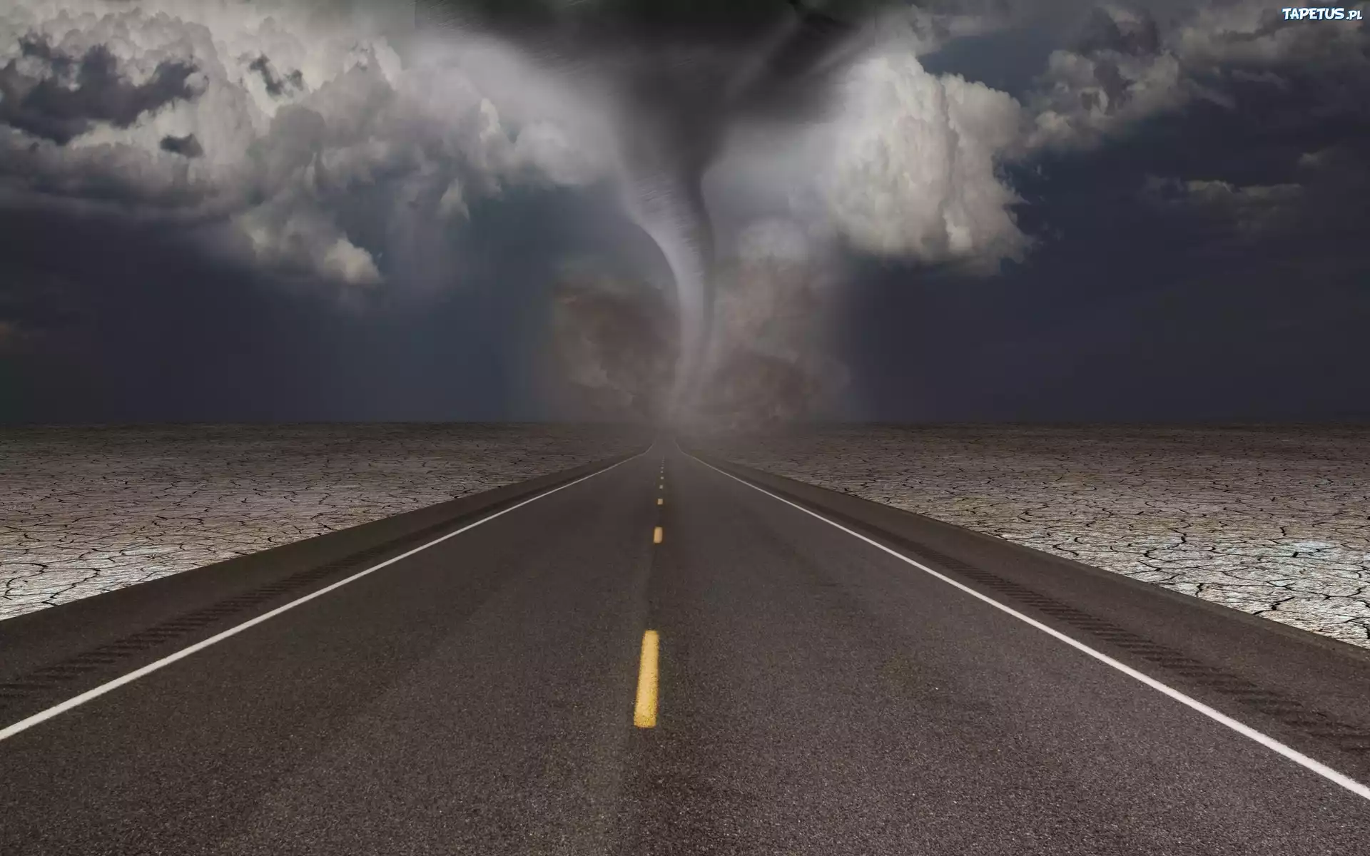 Tornado, Droga, Chmury