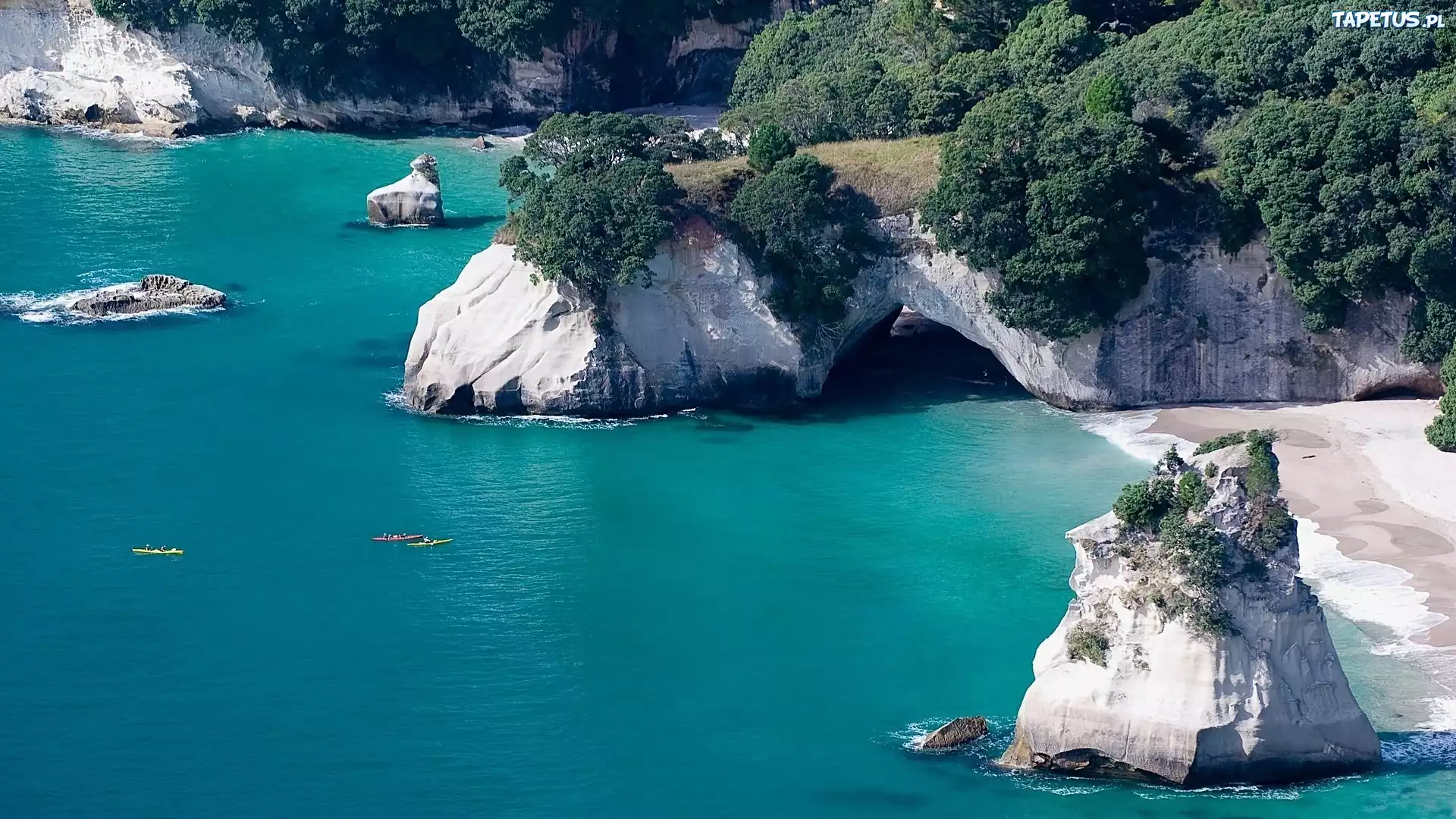 Morze, Plaża, Skały