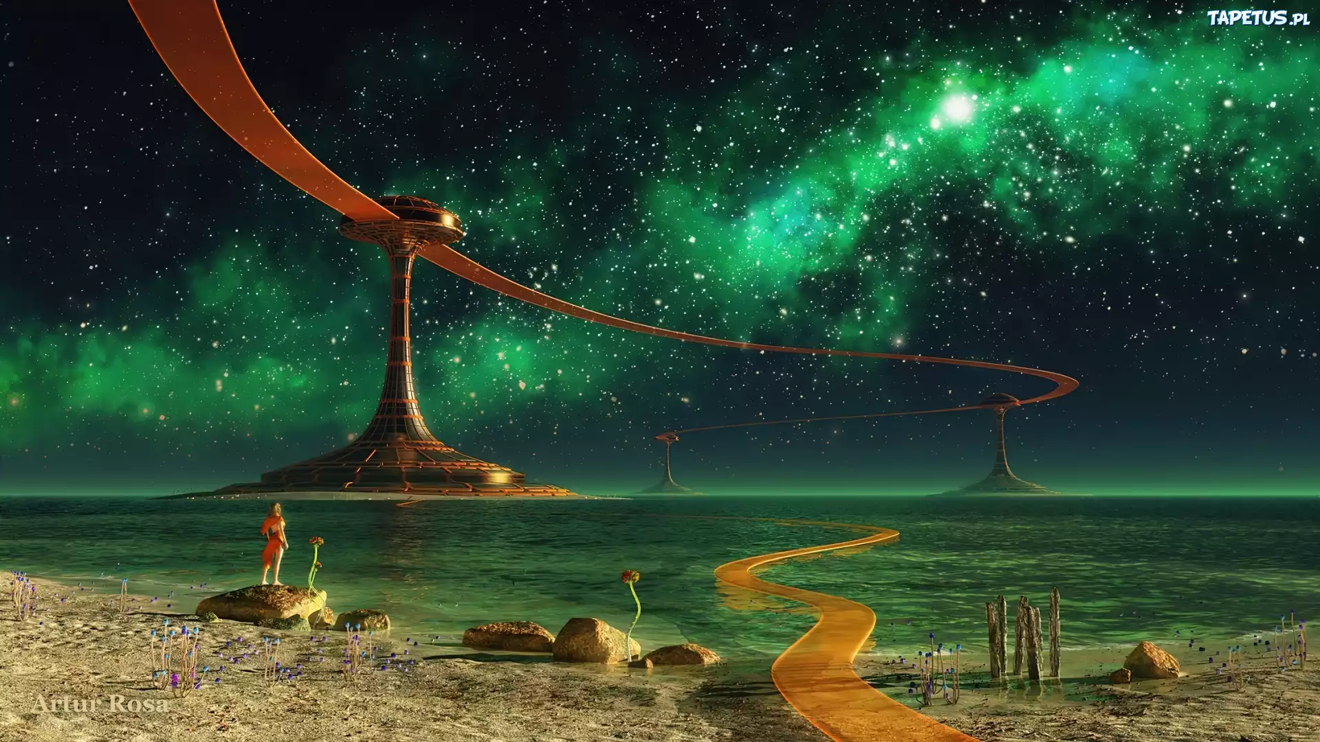 Fantasy, Morze, Gwiazdy