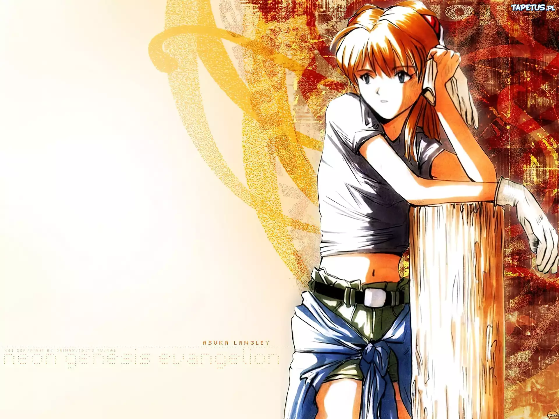 Neon Genesis Evangelion, dziewczyna, rękawiczki