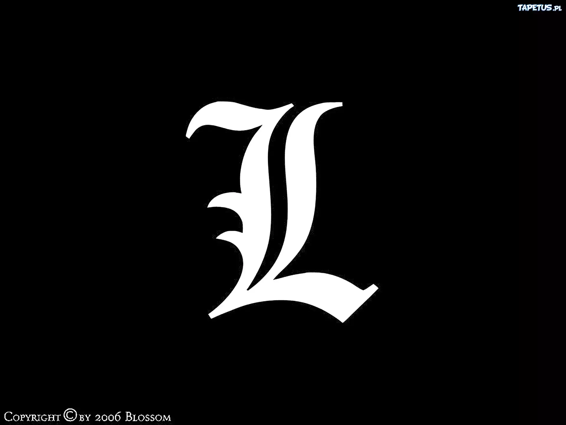 Death Note, litera, grafika, znak