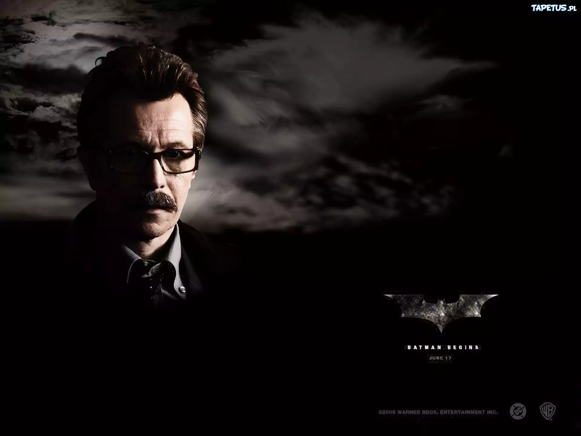Gary Oldman,okulary, wąsy