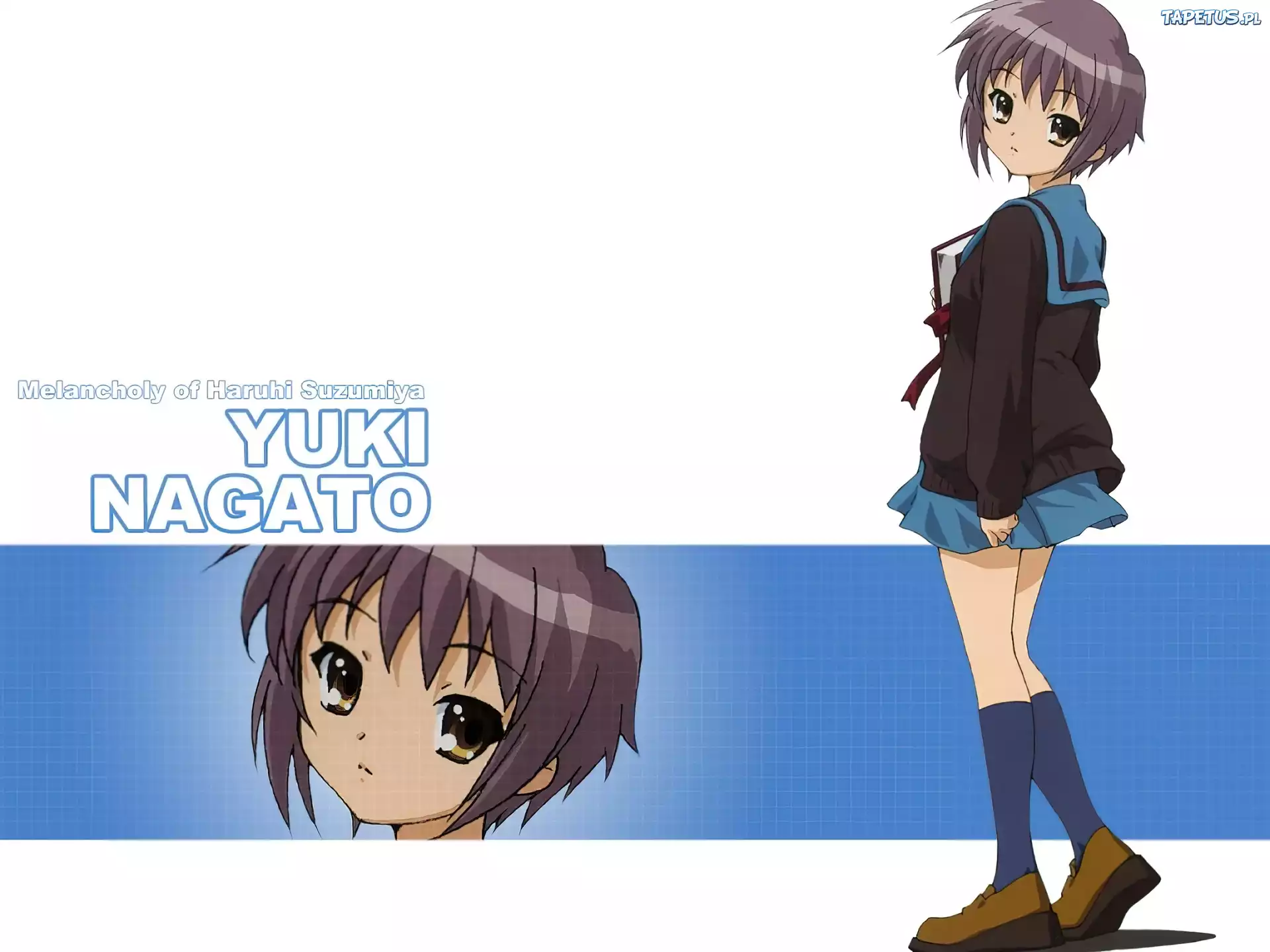 Suzumiya Haruhi No Yuuutsu, Yuki Nagato, twarz