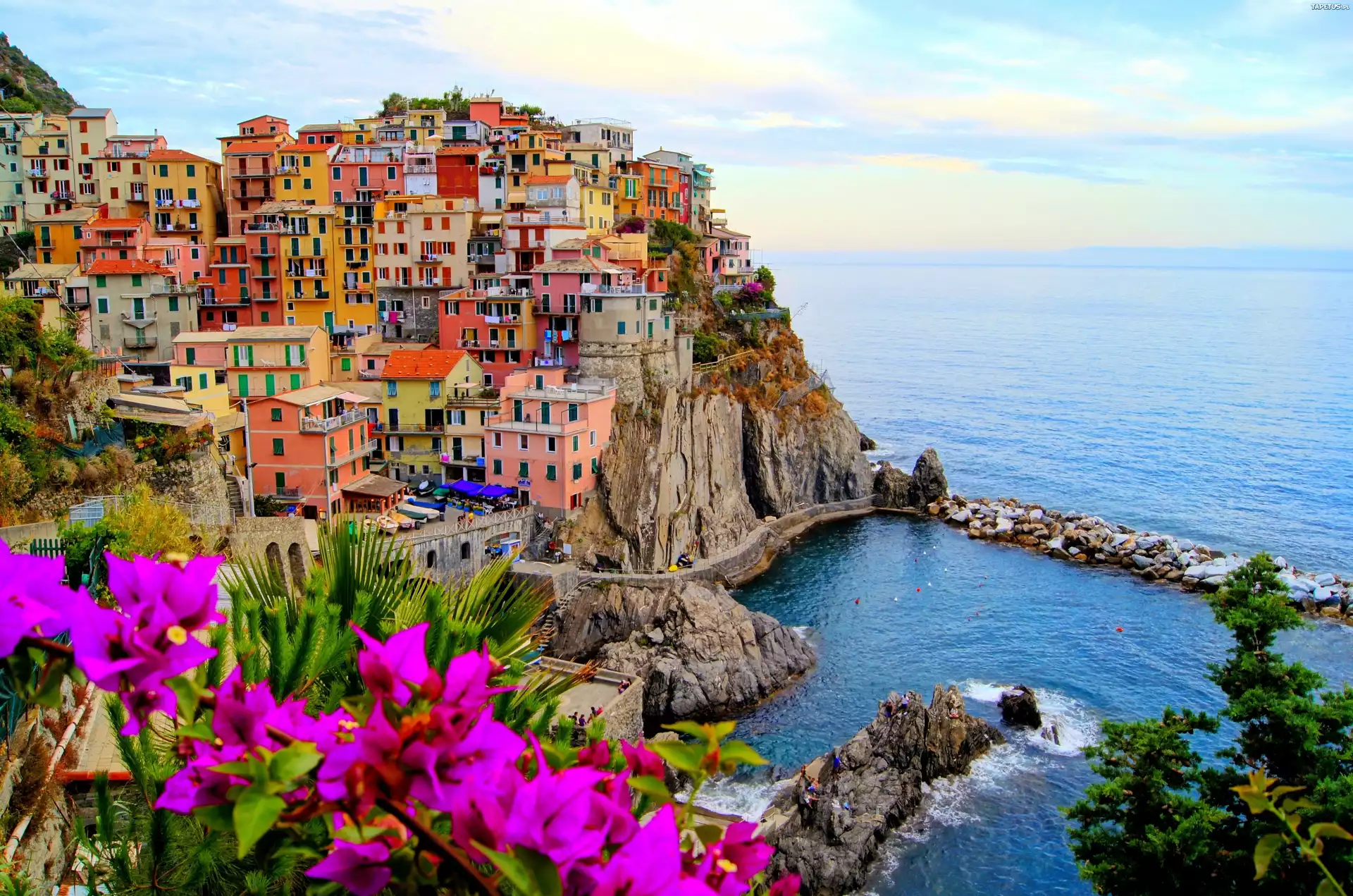 Manarola, Włochy, Wybrzeże