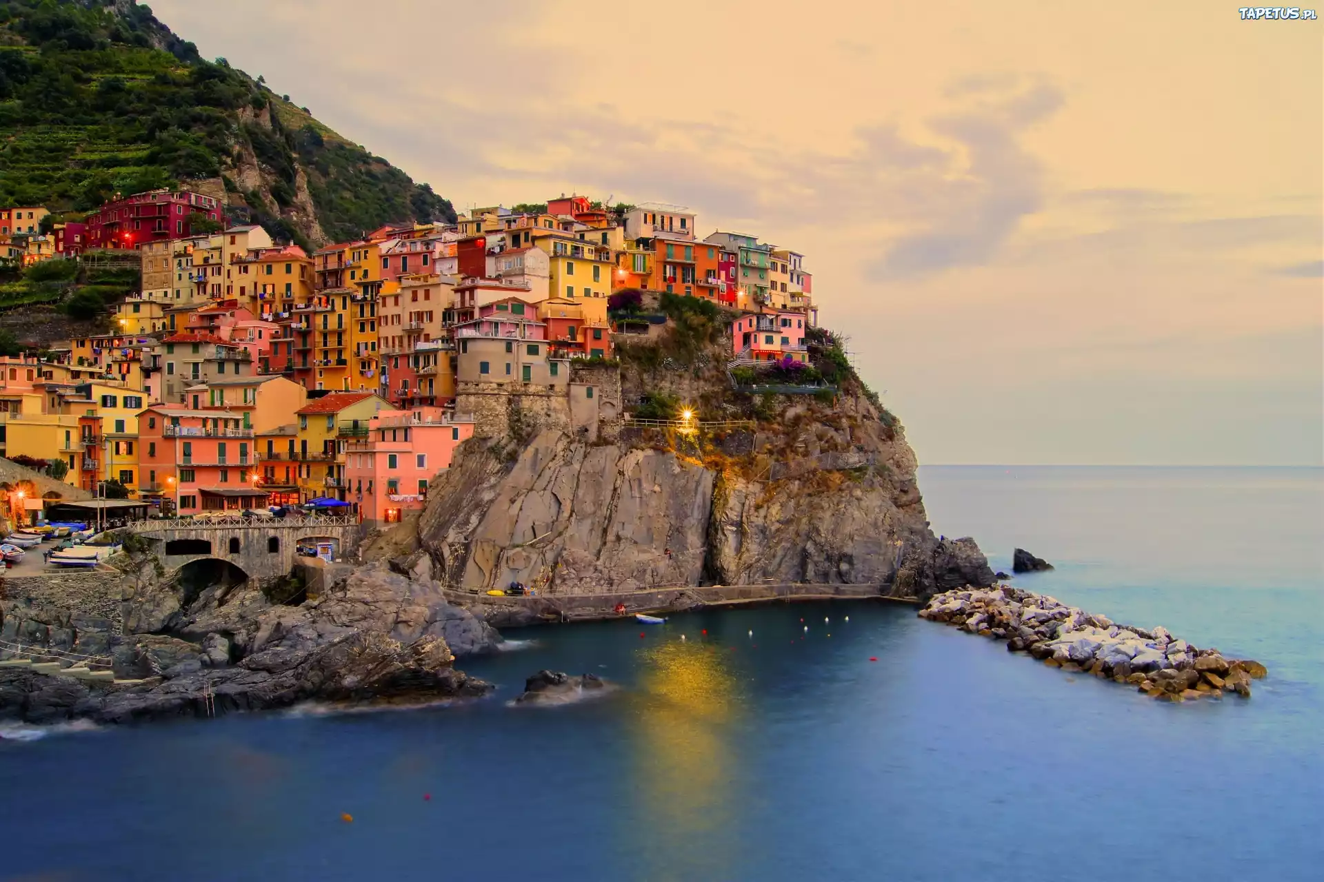 Manarola Włochy, Wybrzeże