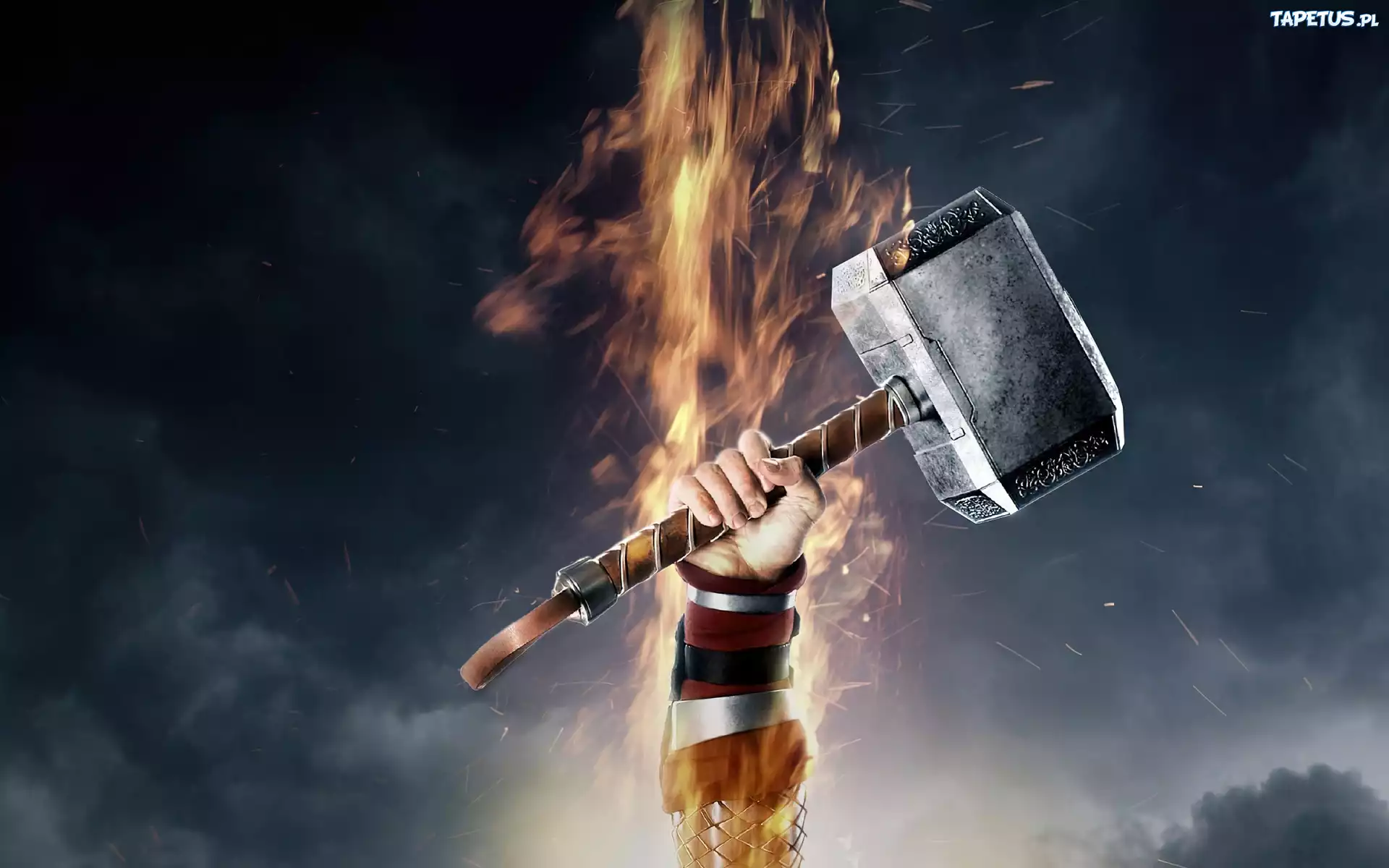Thor, Młot, Ogień