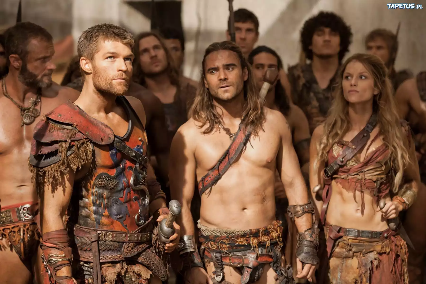Spartakus, Gliadiatorzy, Liam, Mcintyre, Dustin, Clare, Ellen, Hollman