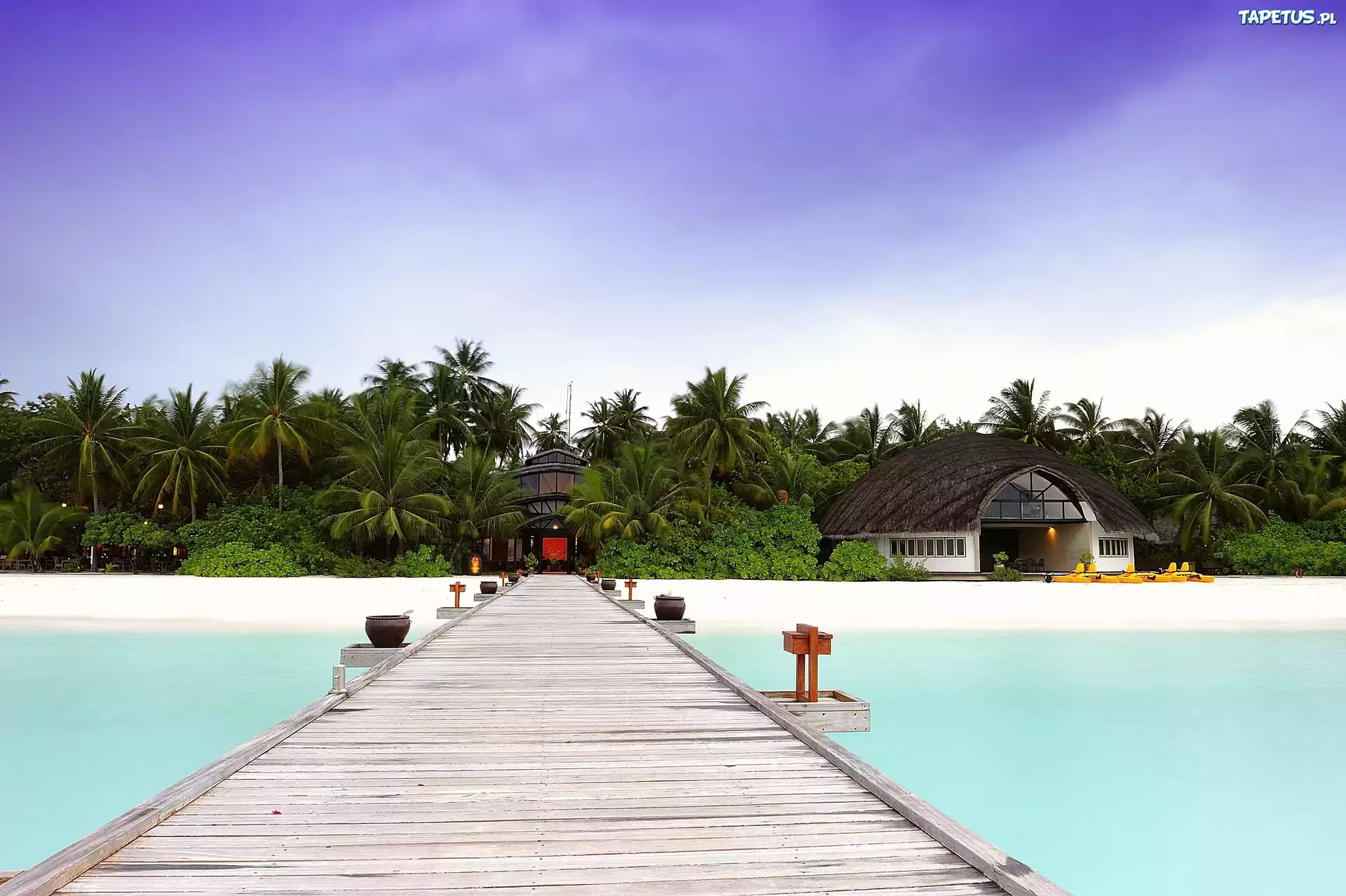 Molo, Dom, Ocean, Angsana Velavaru, Malediwy