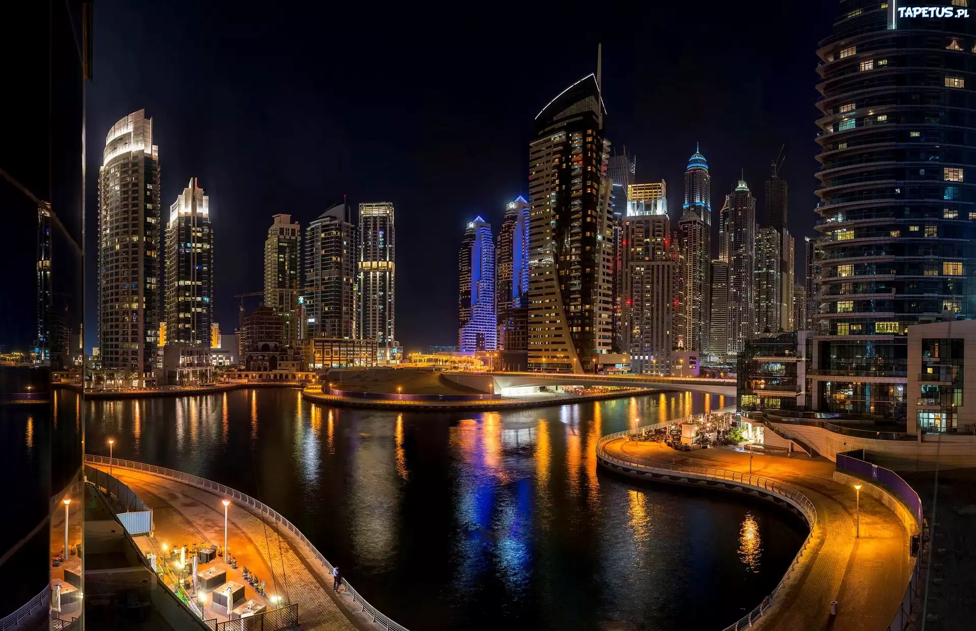 Dubaj, Drapacze, Chmur, Most