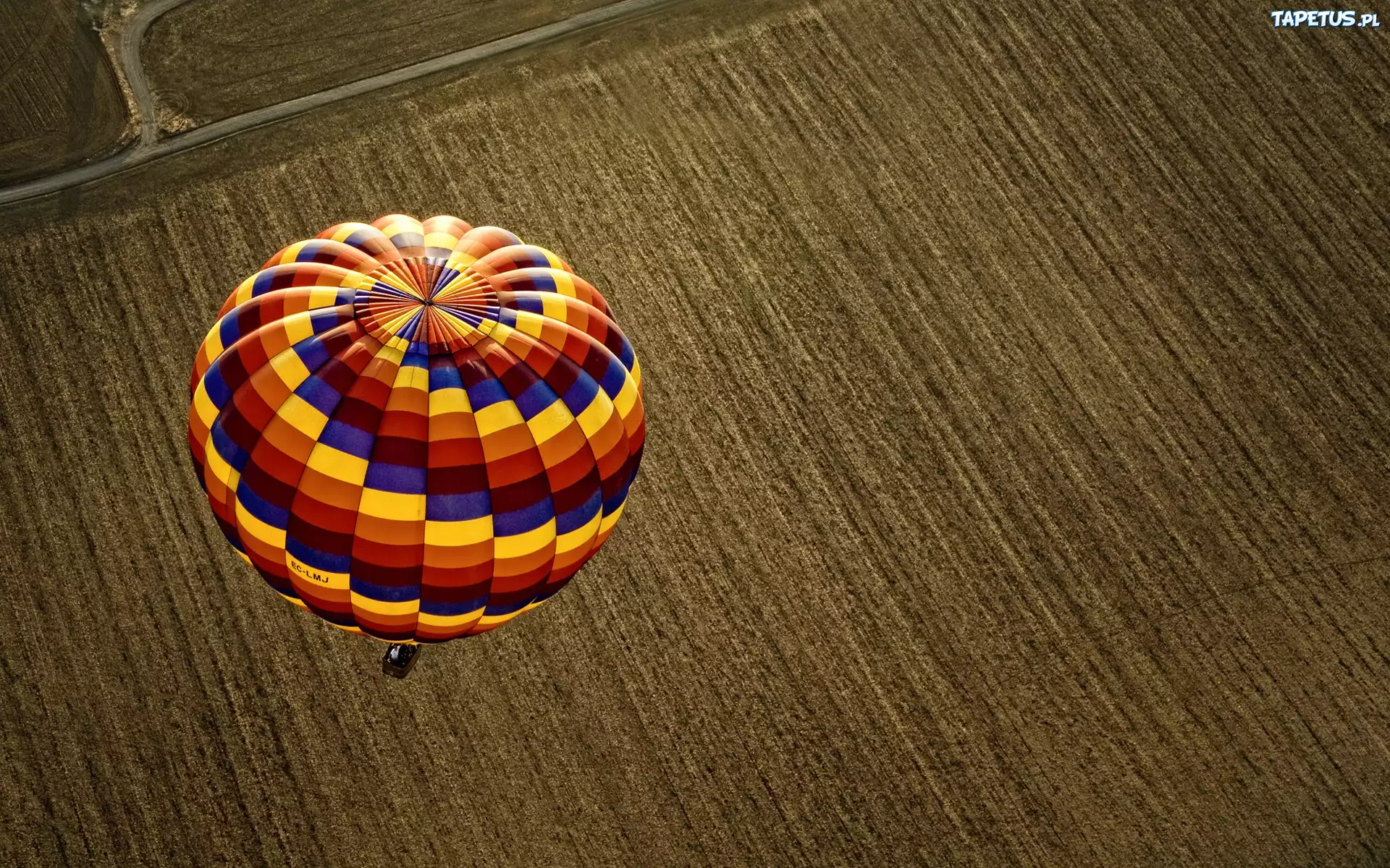 Kolorowy, Balon, Zaorane, Pole, Drogi