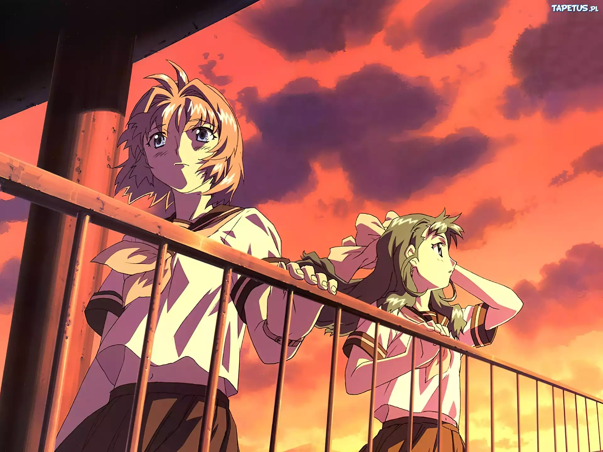 Onegai Twins, ludzie, balkon