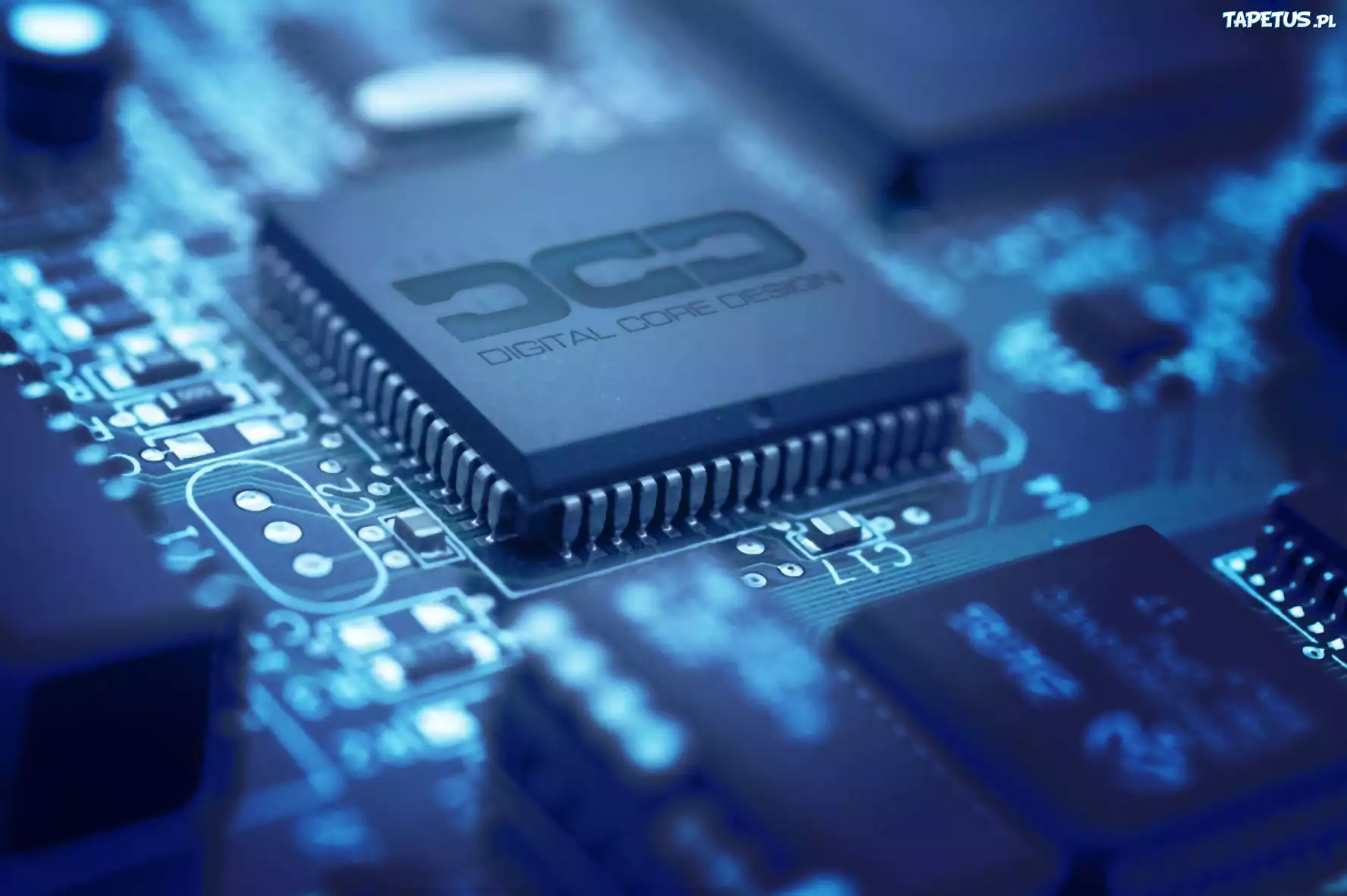 Procesor, PCB, Układ, Scalony